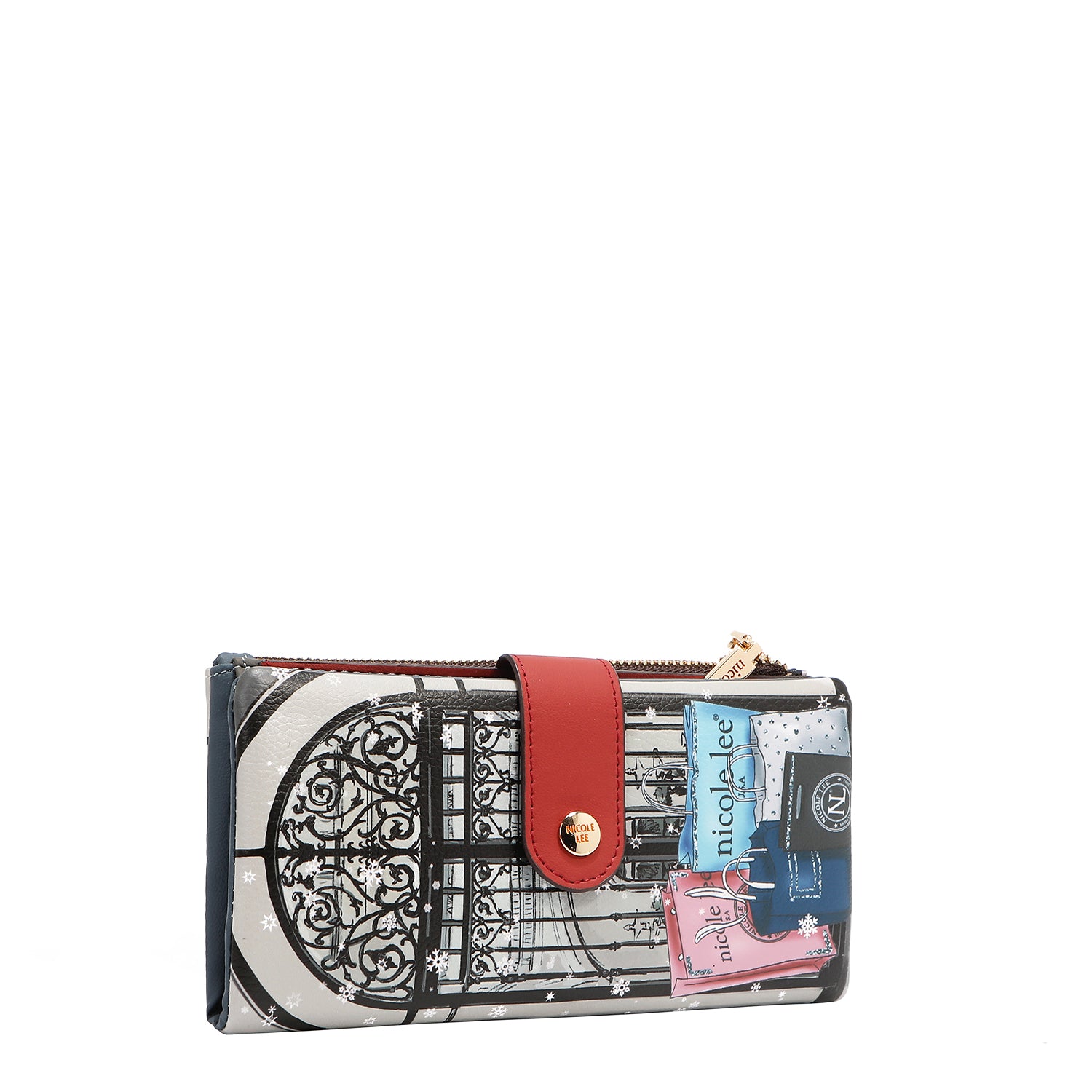 PORTEFEUILLE PLIABLE EN 2 PIÈCES (<tc>MODA SNOWFLAKE</tc>)