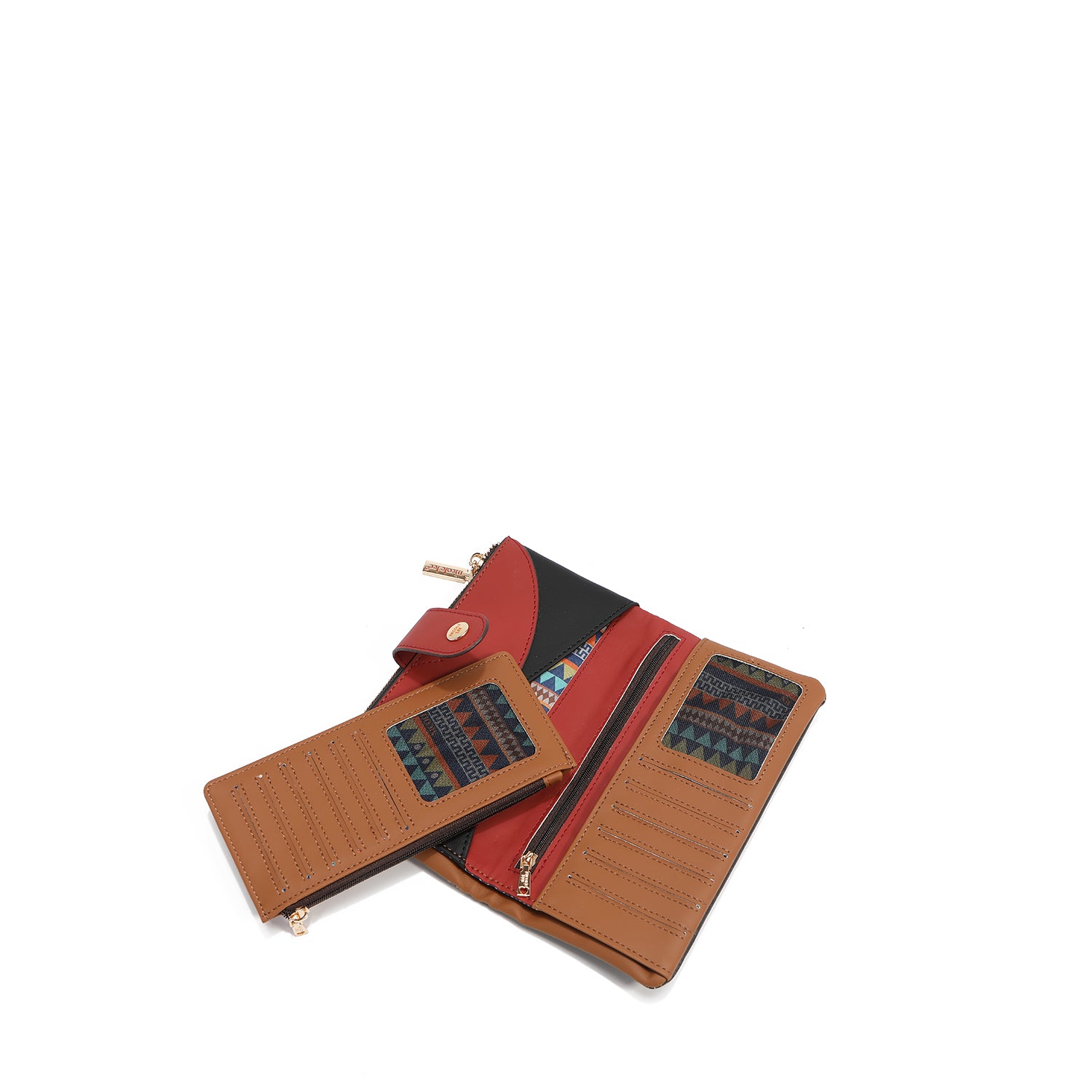 PORTEFEUILLE PLIABLE EN 2 PIÈCES (<tc>MODA SNOWFLAKE</tc>)