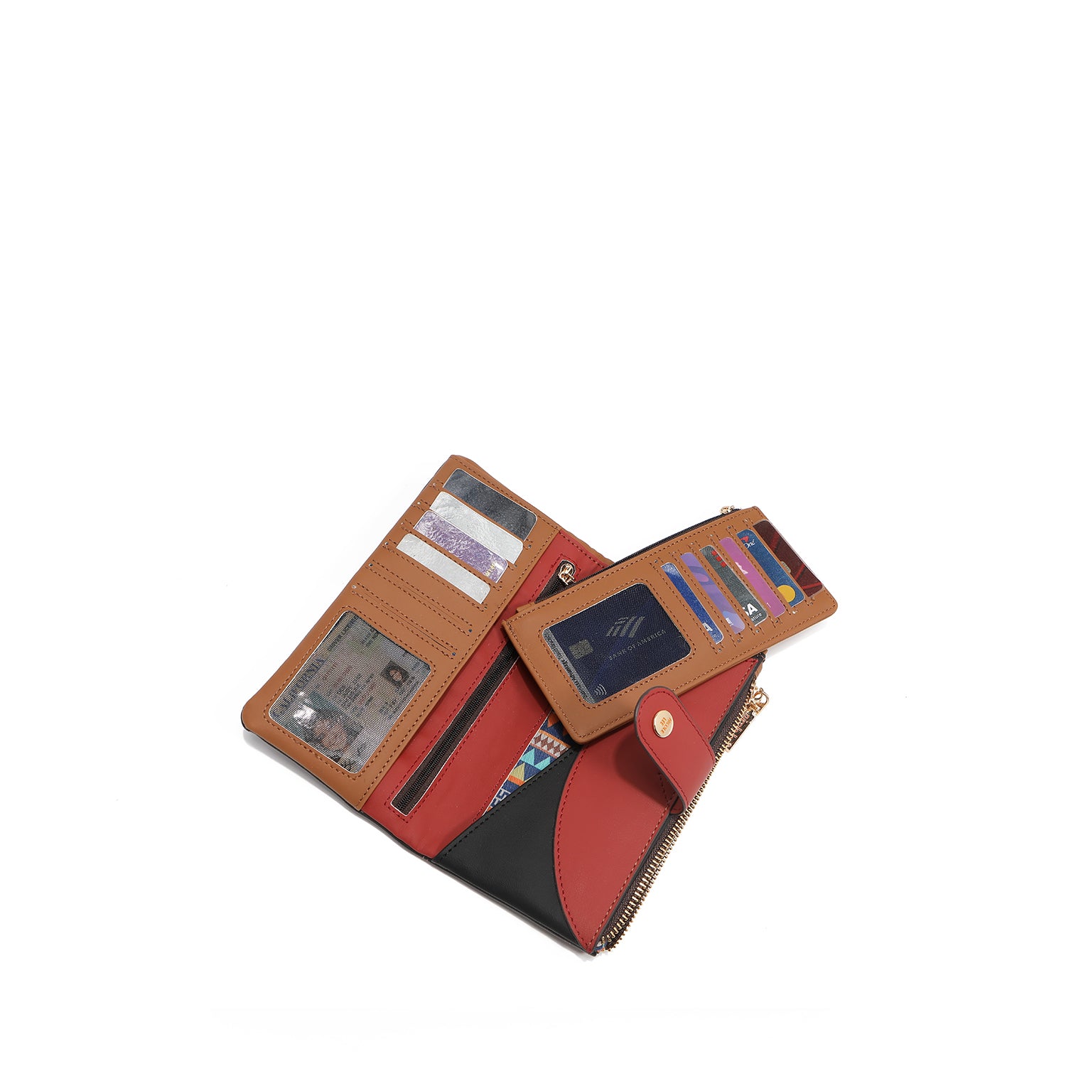 PORTEFEUILLE PLIABLE EN 2 PIÈCES (<tc>MODA SNOWFLAKE</tc>)