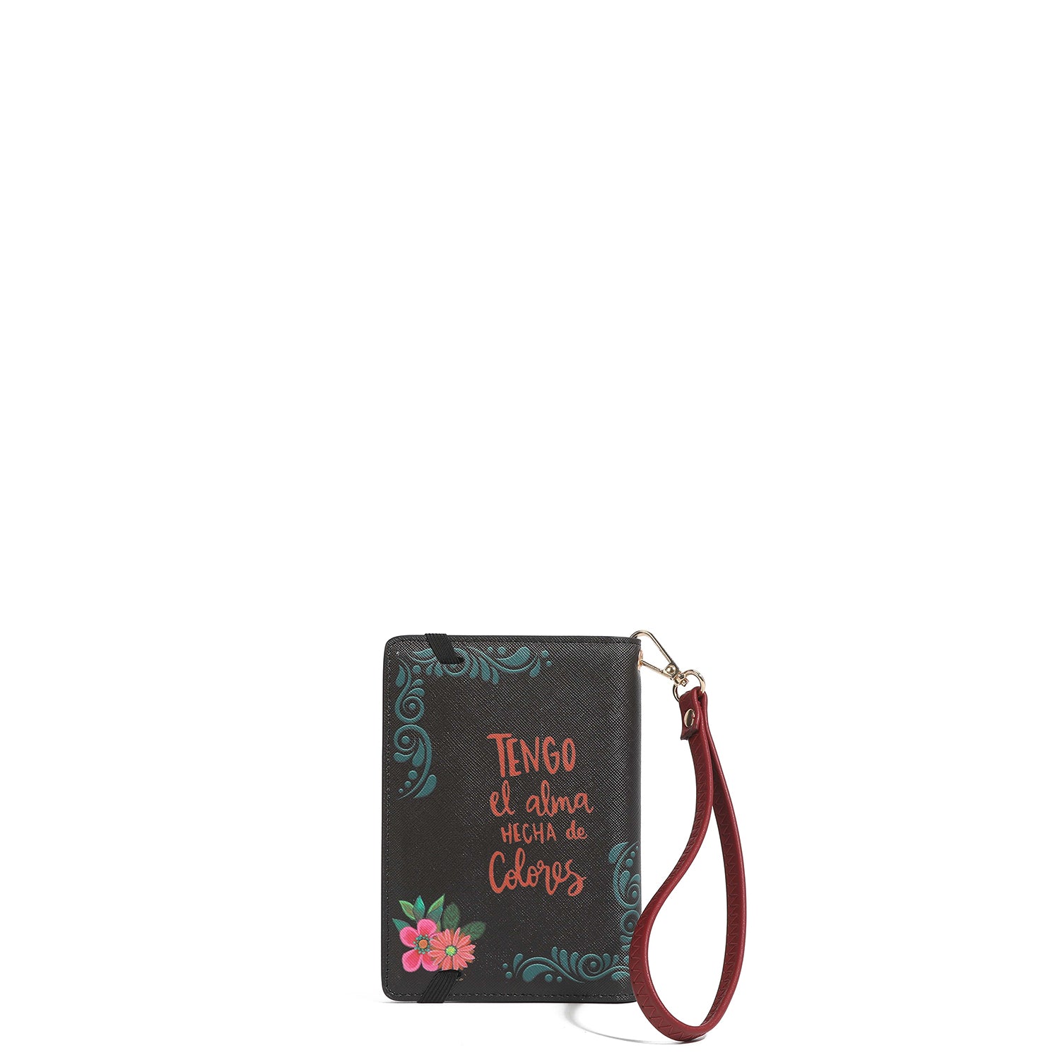 PASSPORT HOLDER WALLET WITH BRACELET <tc>ALMA DE COLORES</tc>