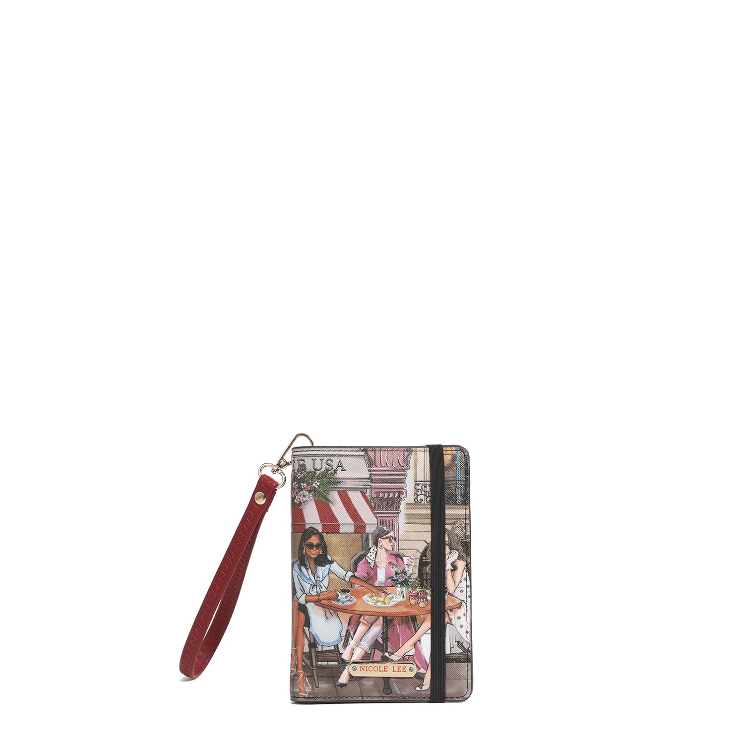 PASSPORT HOLDER WALLET WITH BRACELET <tc><tc>Sisters secret</tc></tc>