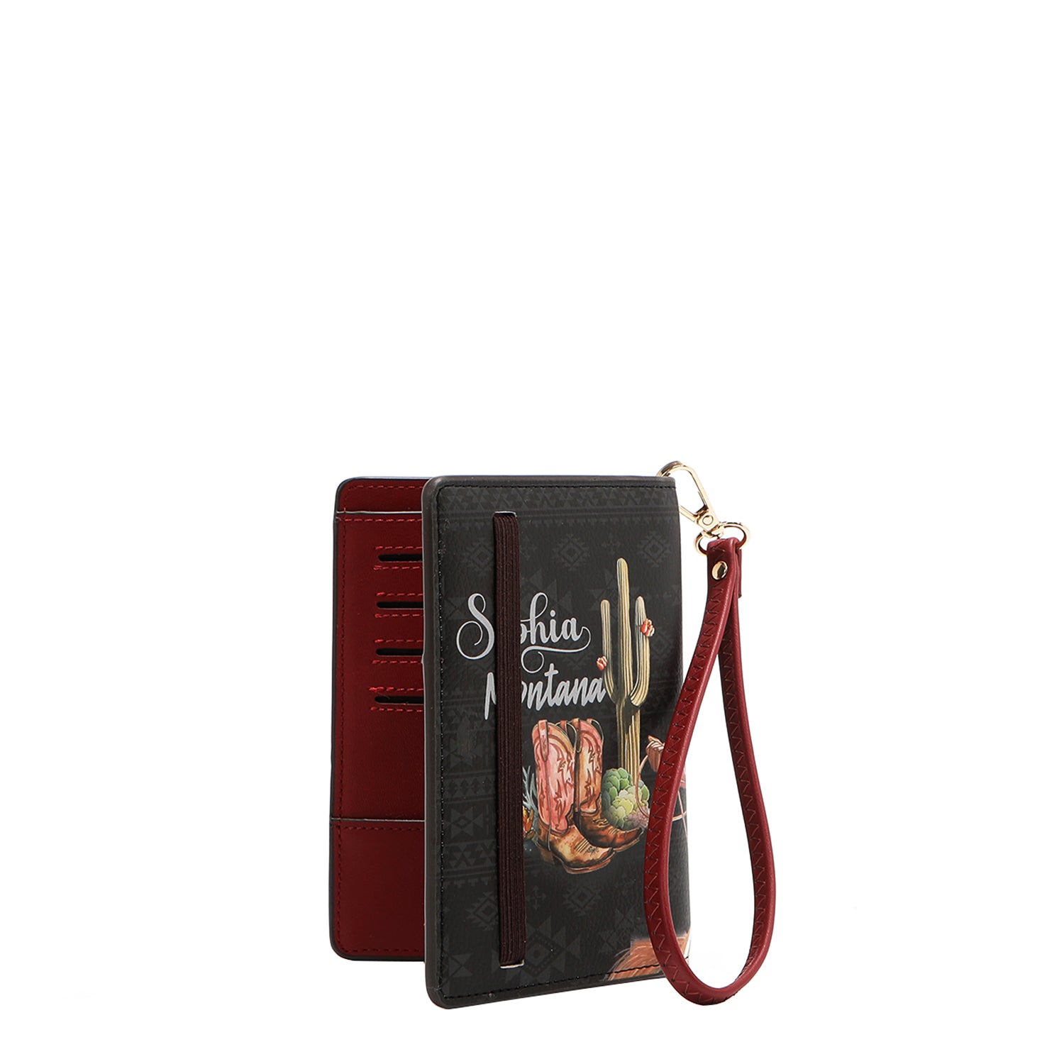 CARTERA PASAPORTE CON CORREA (SOFIA MONTANA)