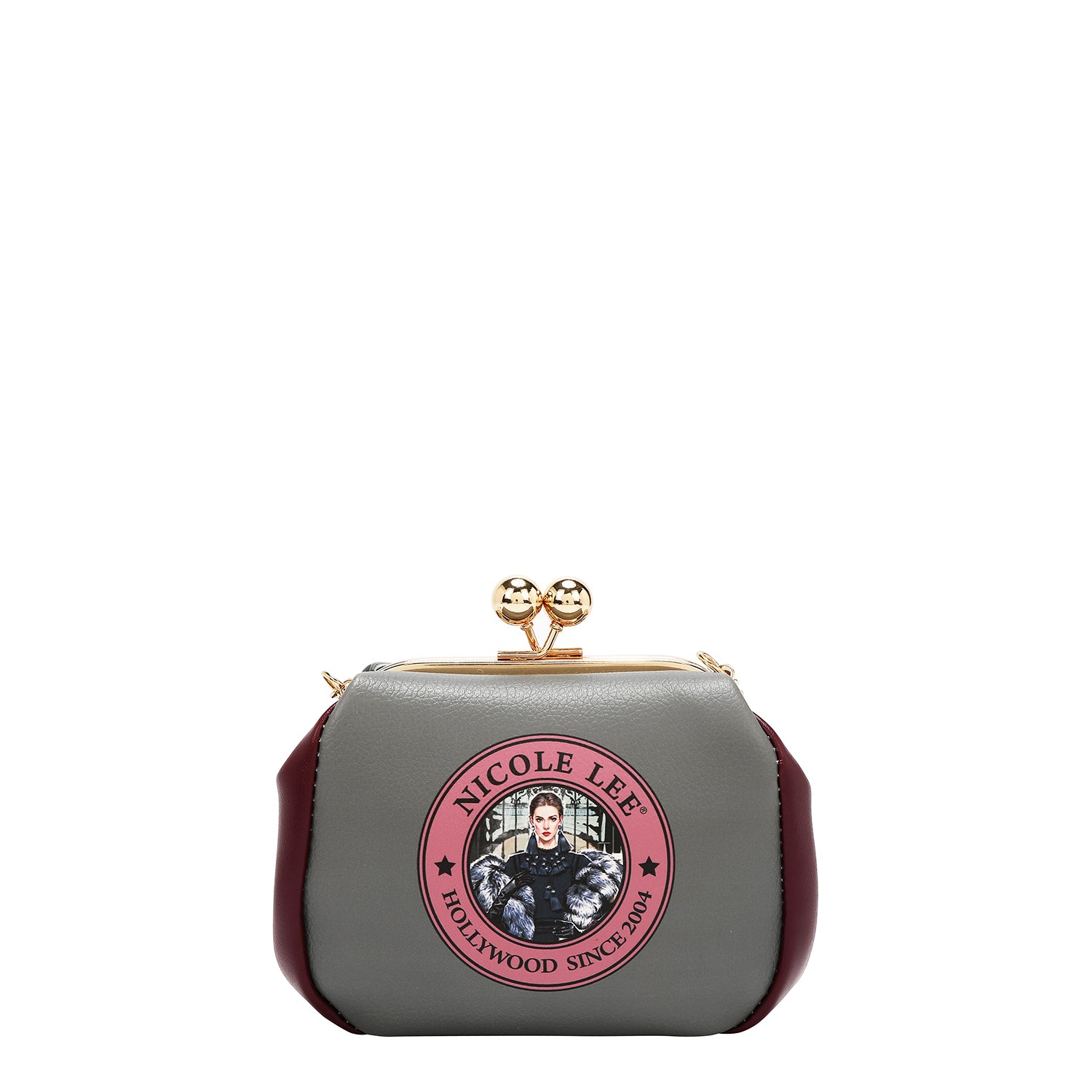 MINI CROSSBODY BAG WITH KISS LOCK CLOSURE (<tc>MODA SNOWFLAKE</tc>)