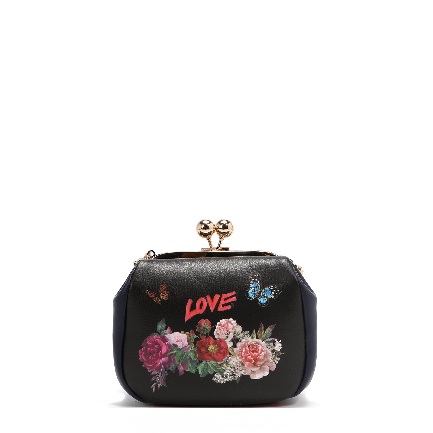 MINI SAC À BANDOULIÈRE AVEC FERMETURE KISS LOCK (SABINA IMAGINES)