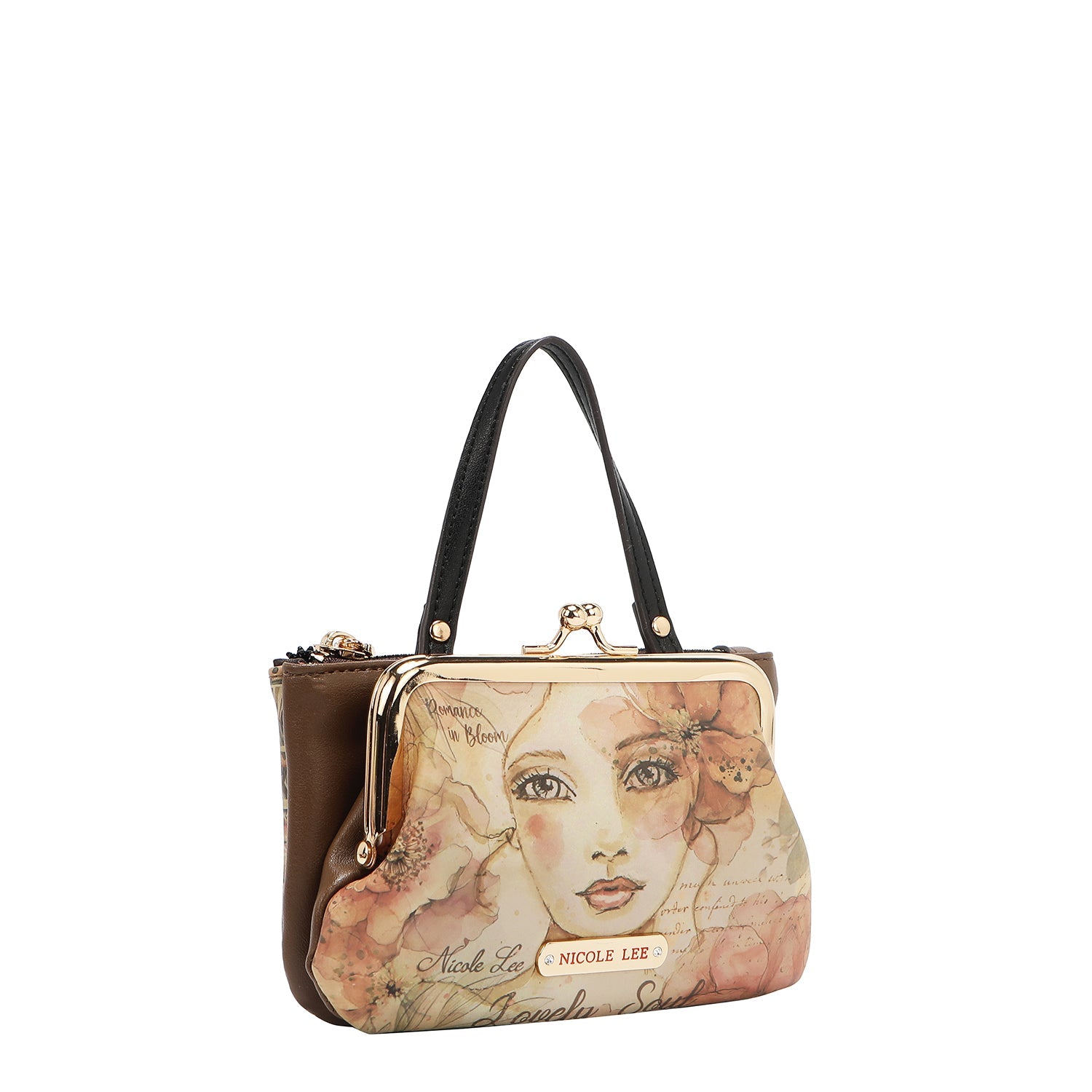 MINI SAC AVEC CADRE ET POIGNÉE SUPÉRIEURE (REFLET D'AMOUR)