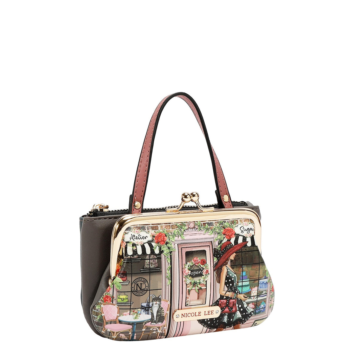 MINI BOLSO CON MARCO Y ASA SUPERIOR (SUGAR DAY)