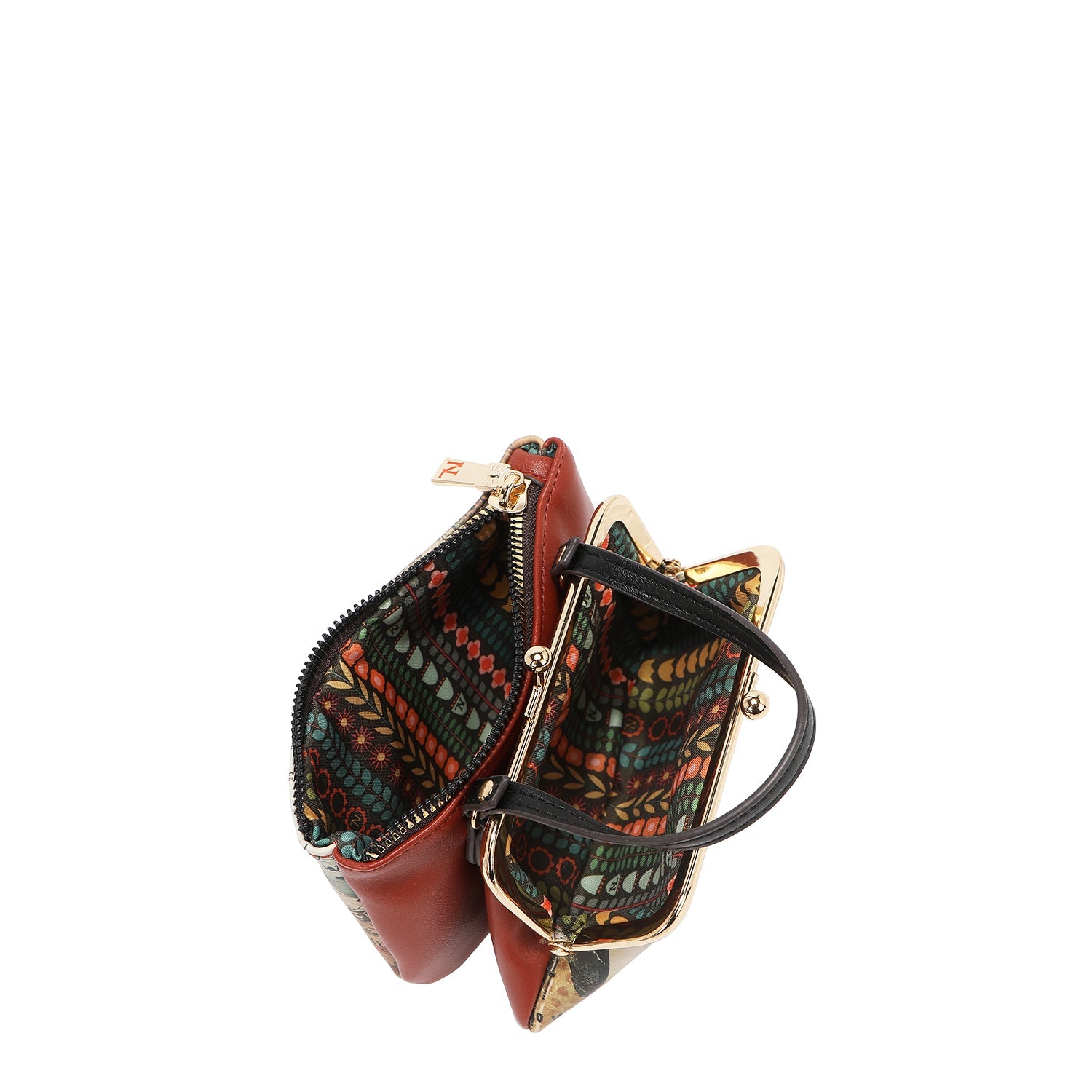 MINI SAC AVEC CADRE ET POIGNÉE SUPÉRIEURE (REFLET D'AMOUR)
