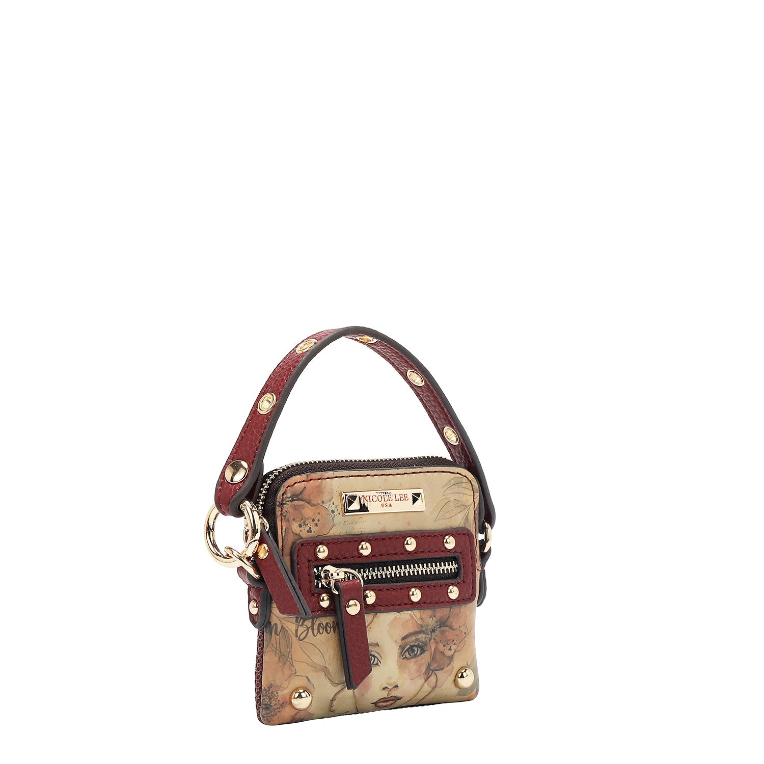 MINI SAC BANDOULIÈRE AVEC POIGNÉE SUPÉRIEURE (REFLET D'AMOUR)