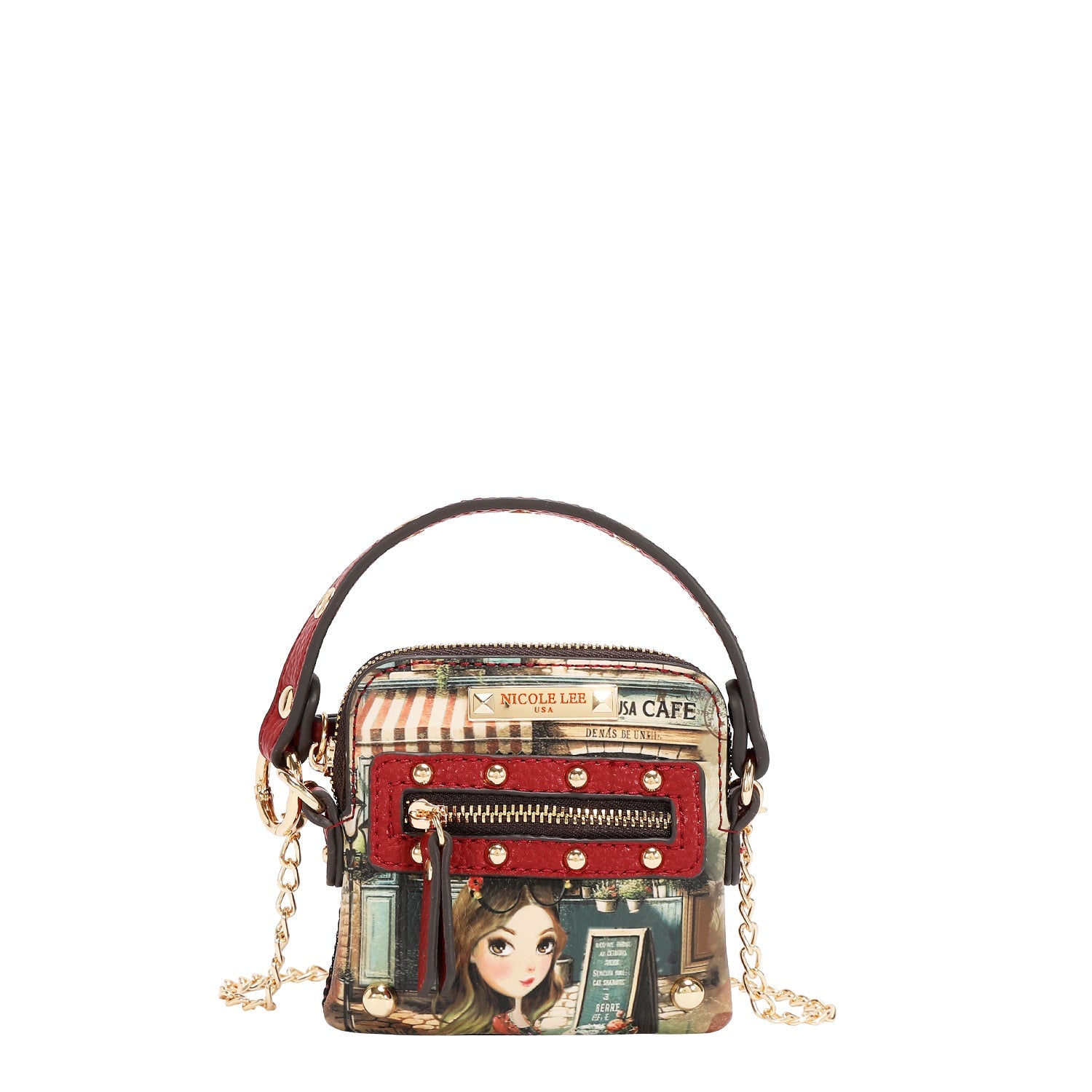 MINI BOLSO BANDOLERA CON ASA SUPERIOR (VIRTUAL FRIEND)