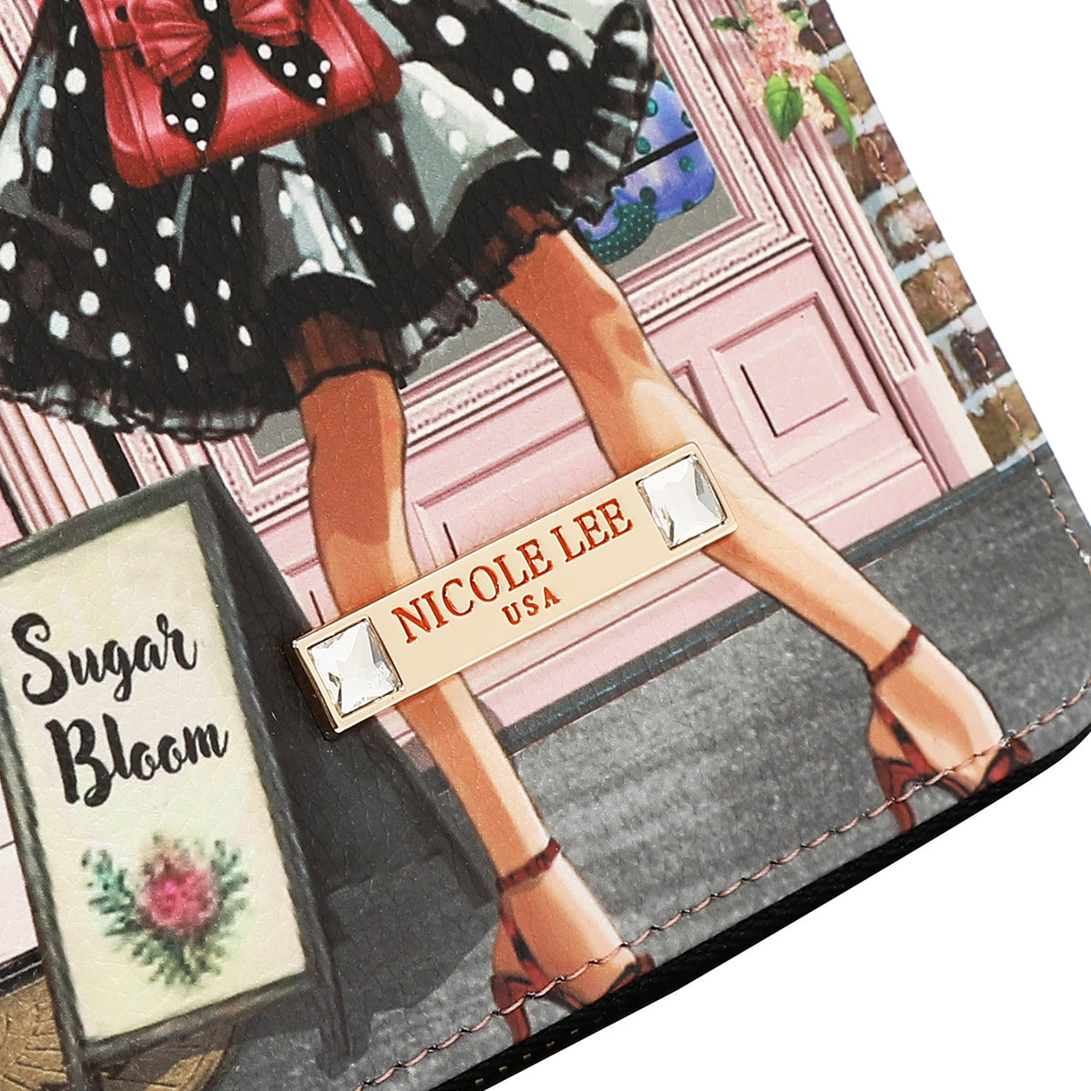 FUNDA DE PASAPORTE TIPO CARTERA (SUGAR DAY)