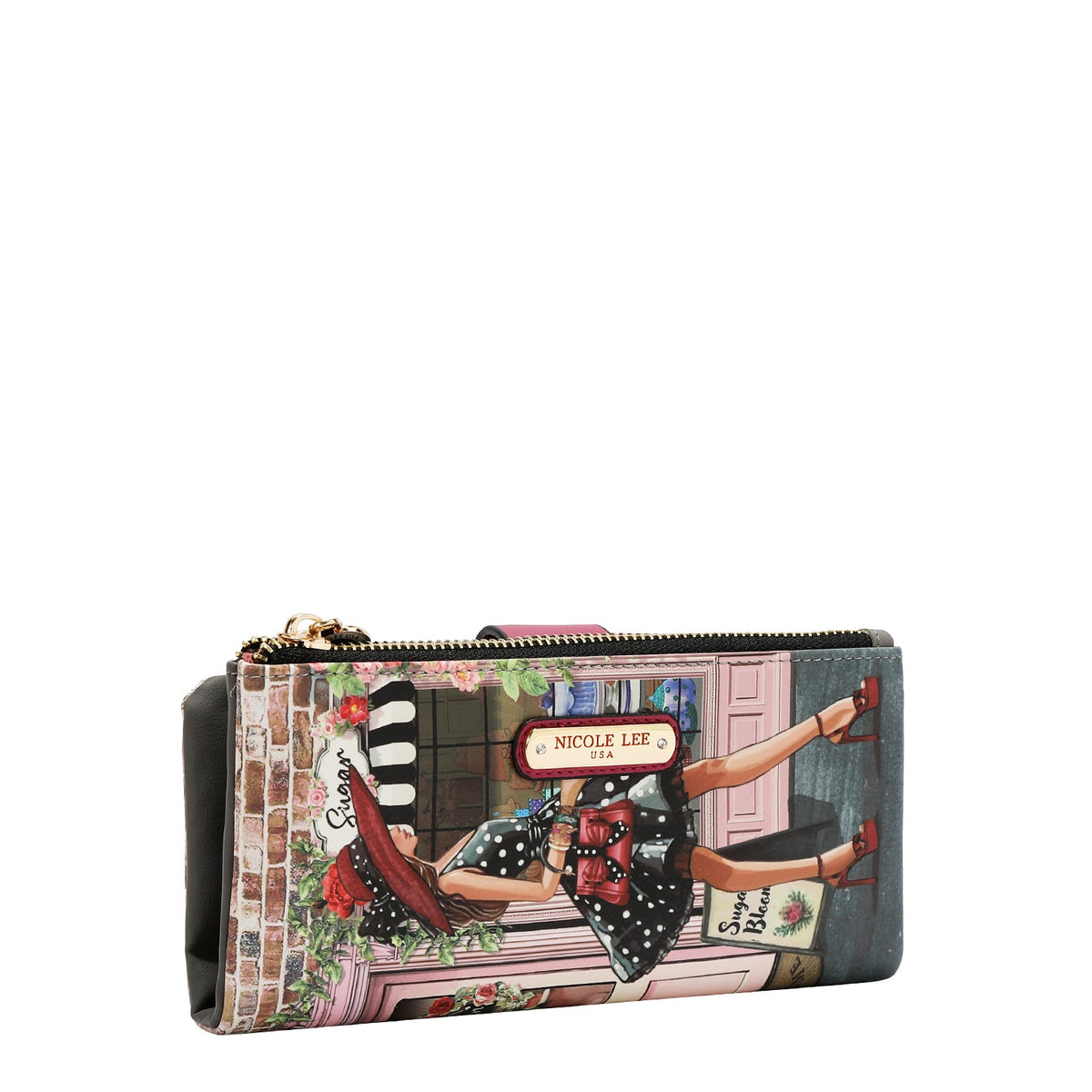 CARTERA CON CIERRE DE BROCHE (SUGAR DAY)