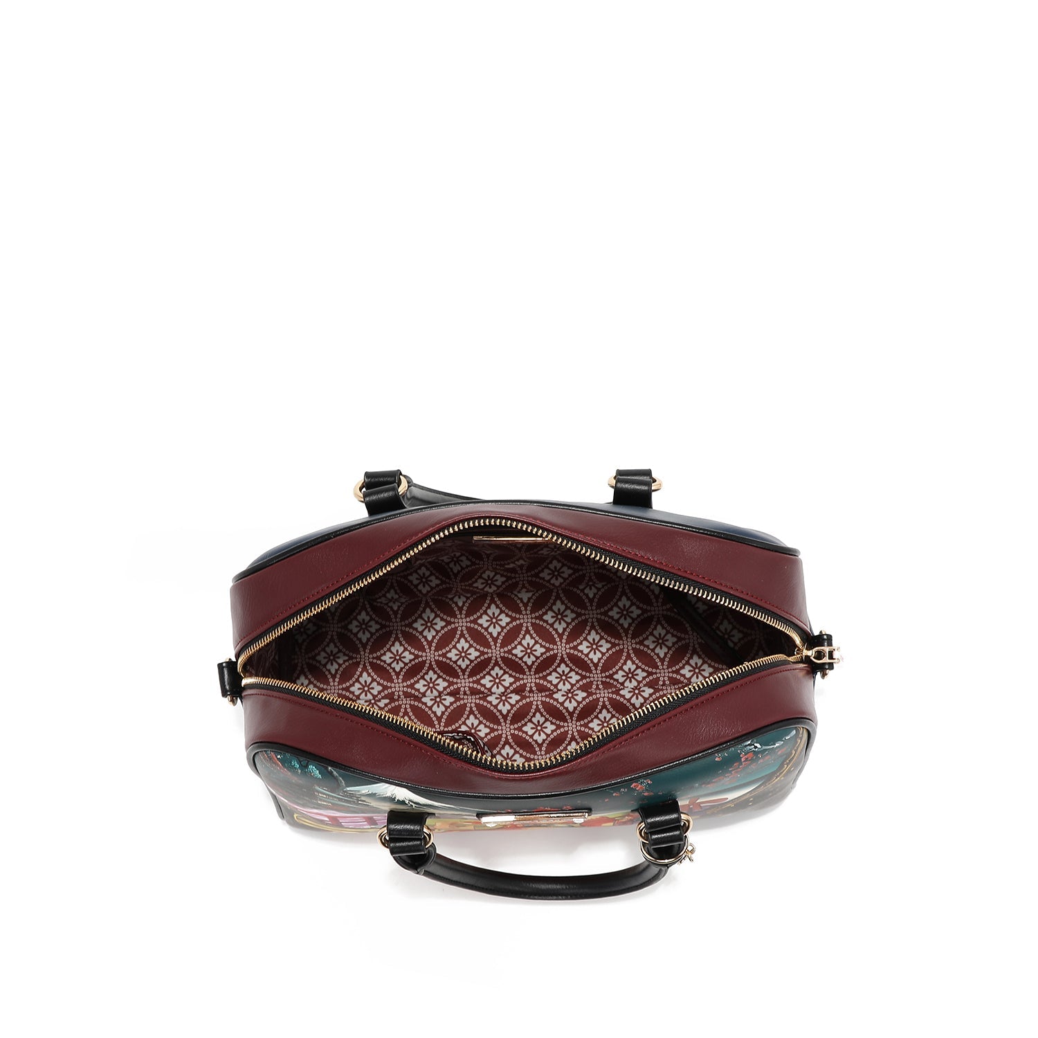 ENSEMBLE 3 PIÈCES (SAC À MAIN, SAC À BANDOULIÈRE, PORTEFEUILLE) (<tc>AKIKO LA BELLEZA</tc>)
