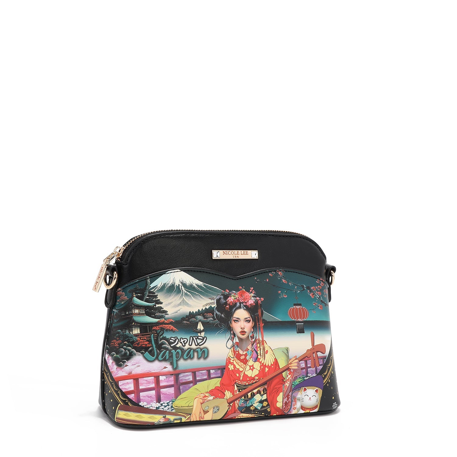 ENSEMBLE 3 PIÈCES (SAC À MAIN, SAC À BANDOULIÈRE, PORTEFEUILLE) (<tc>AKIKO LA BELLEZA</tc>)