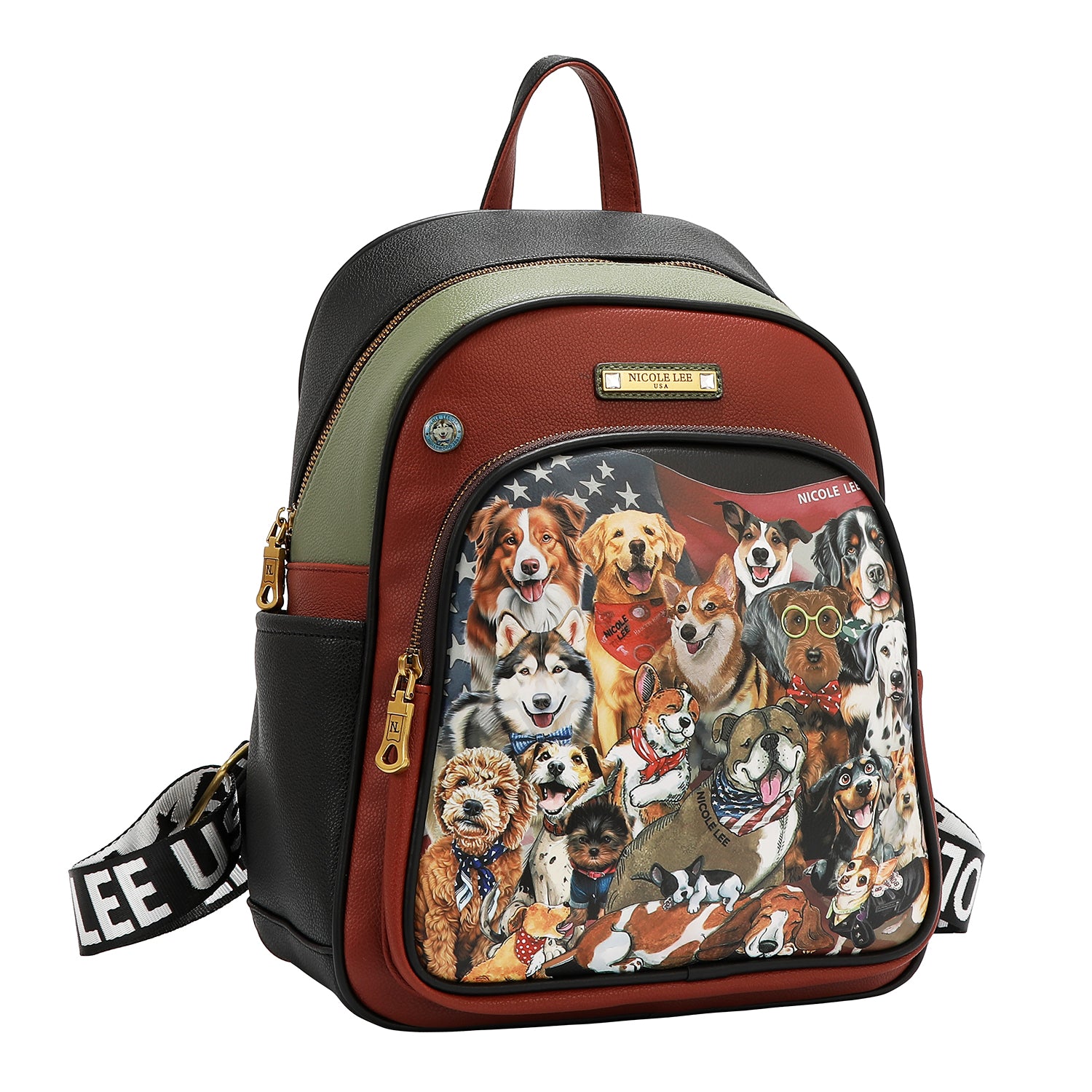 CONJUNTO DE 3 PIEZAS (MOCHILA, BANDOLERA, CARTERA) (BEST SMILE)