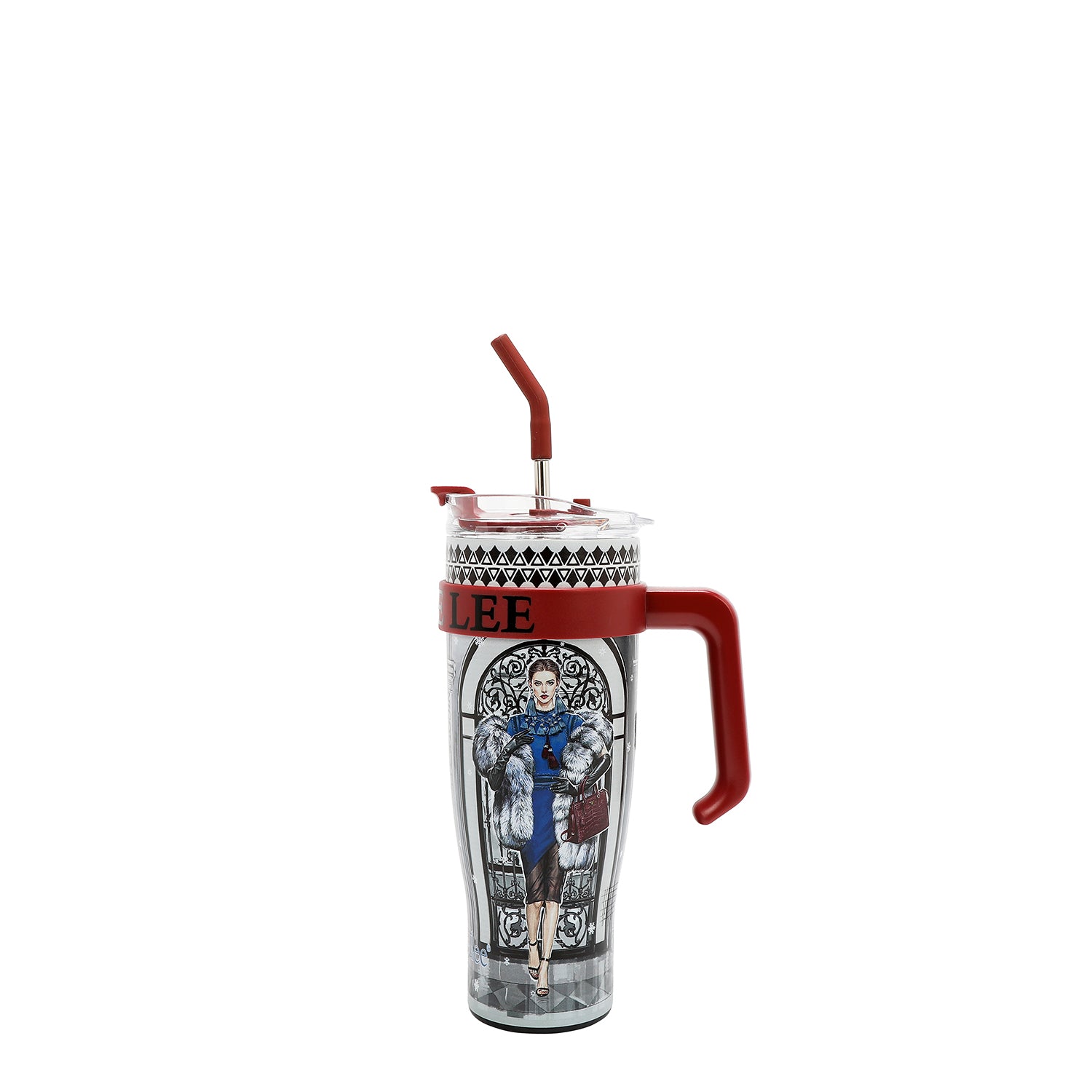 1.2L DESIGNER CUP WITH HANDLE (<tc>MODA SNOWFLAKE</tc>)