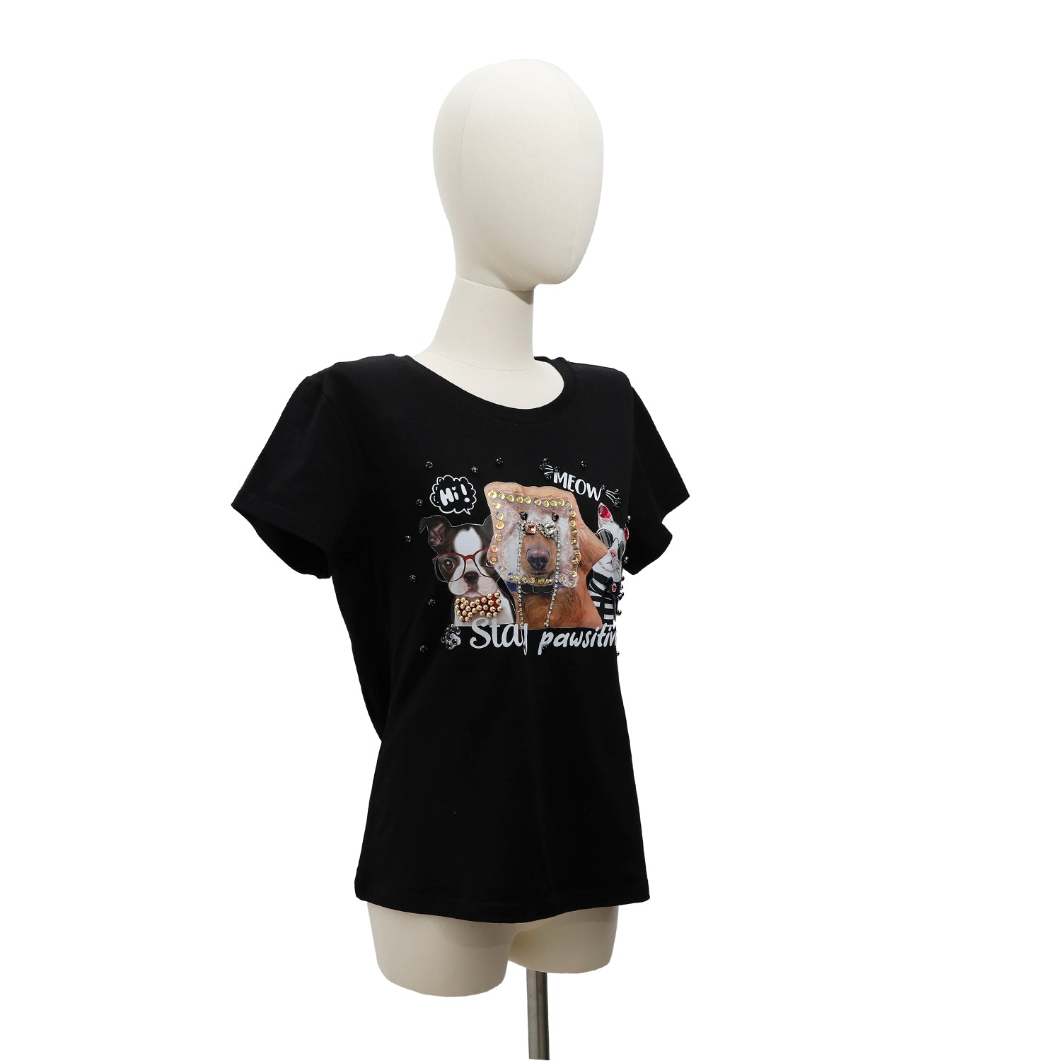 Nicole Lee Fashion T -shirt with shine (Big Brother)