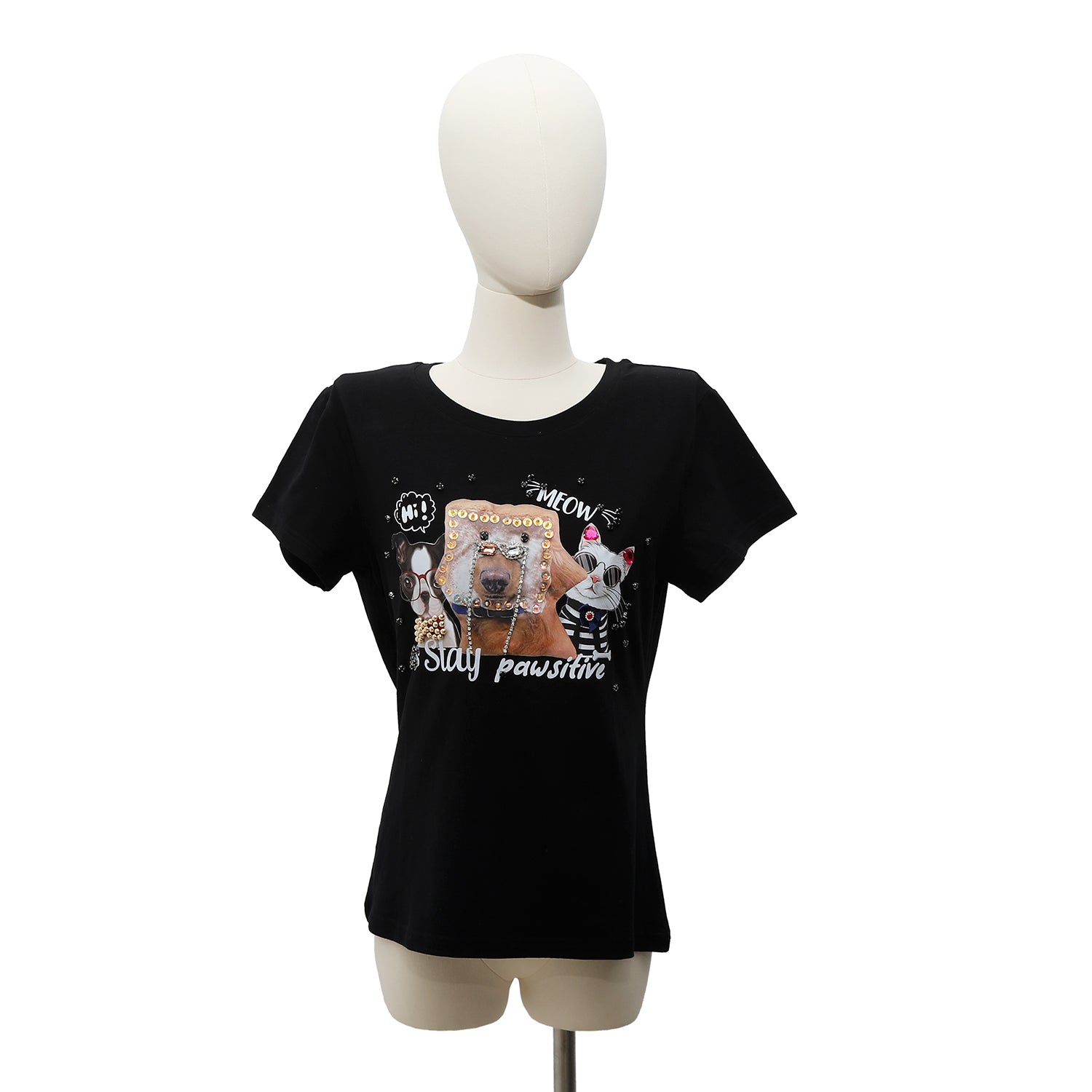 Nicole Lee Fashion T -shirt with shine (Big Brother)