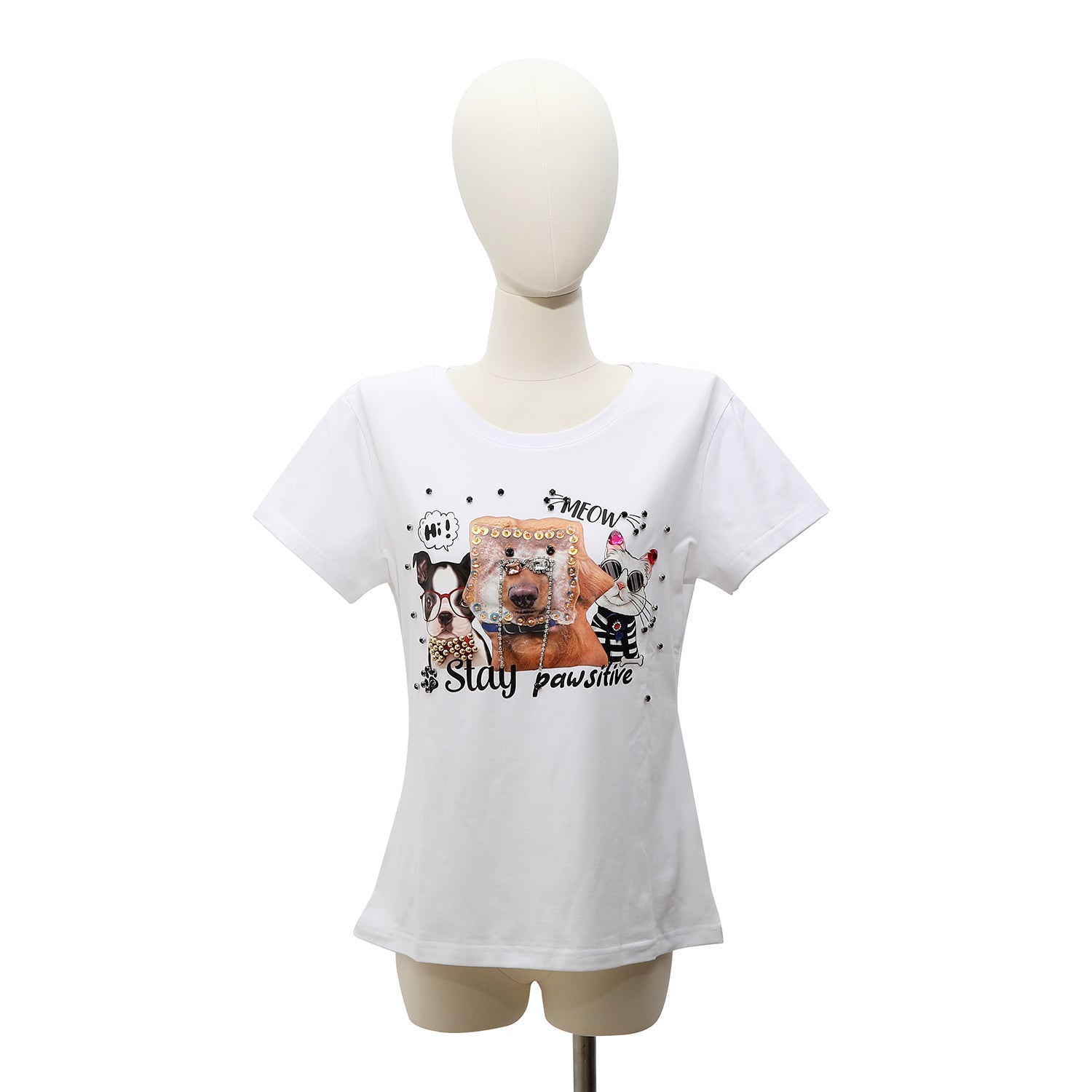 Nicole Lee Fashion T -shirt with shine (Big Brother)