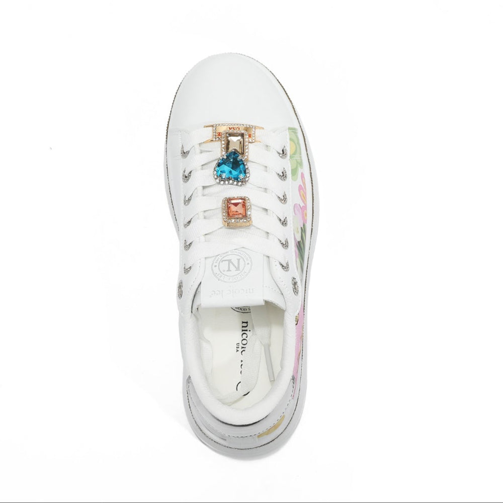 FASHION SNEAKERS WITH RHINESTONE (<tc>VIOLET BLOSSOM</tc>)
