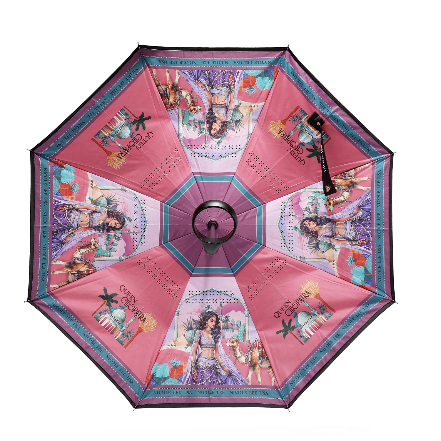 BLAKELY INVERTED CUP HOLDER UMBRELLA (<tc>QUEEN CLEOPATRA</tc>)