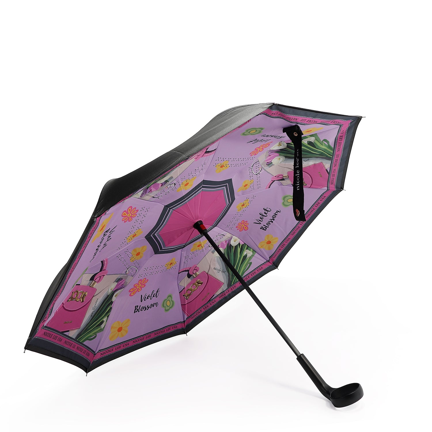 PARAGUAS INVERTIDO PARA PORTAVASOS BLAKELY (VIOLET BLOSSOM)