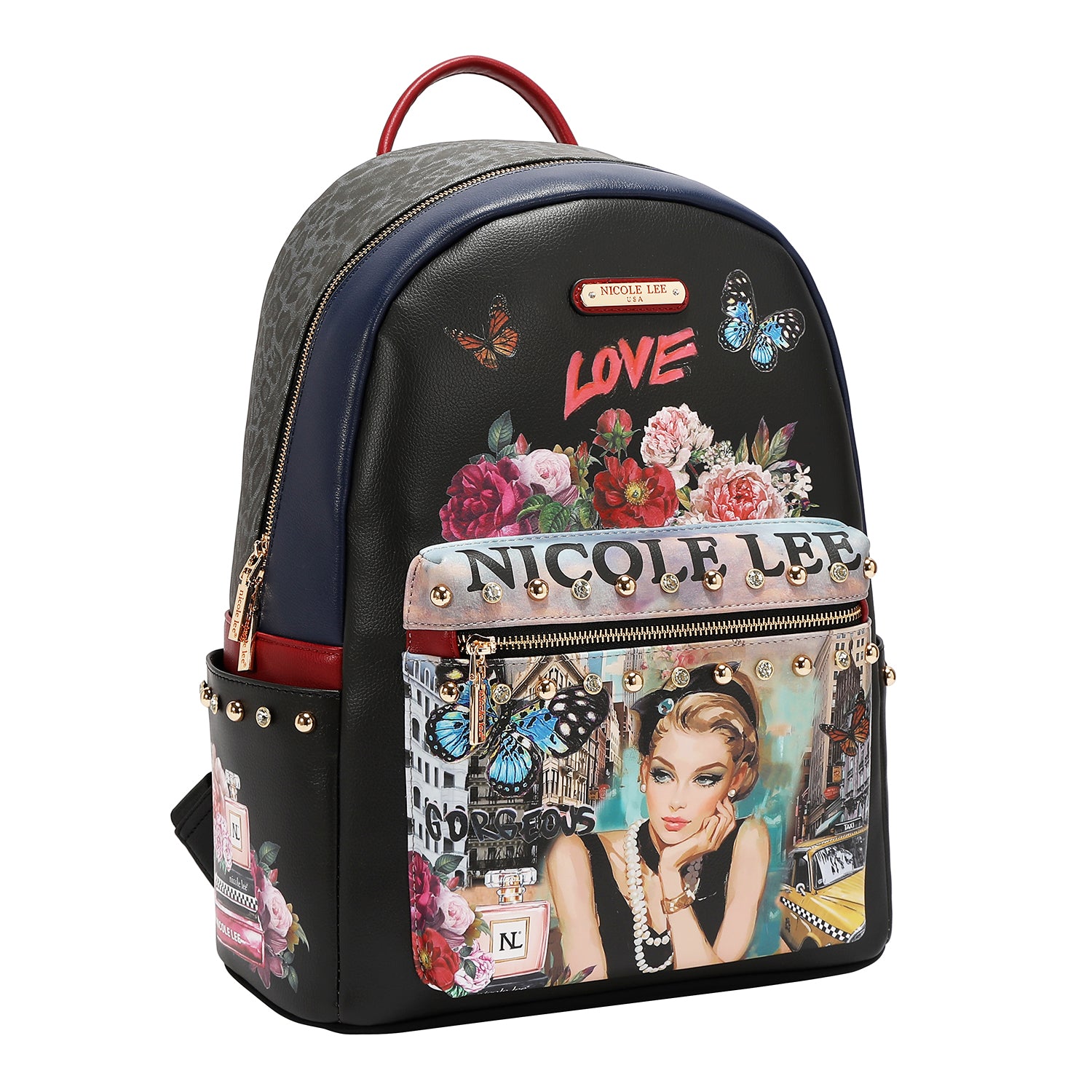 LAPTOP BACKPACK WITH USB CHARGING PORT (SABINA IMAGINES)