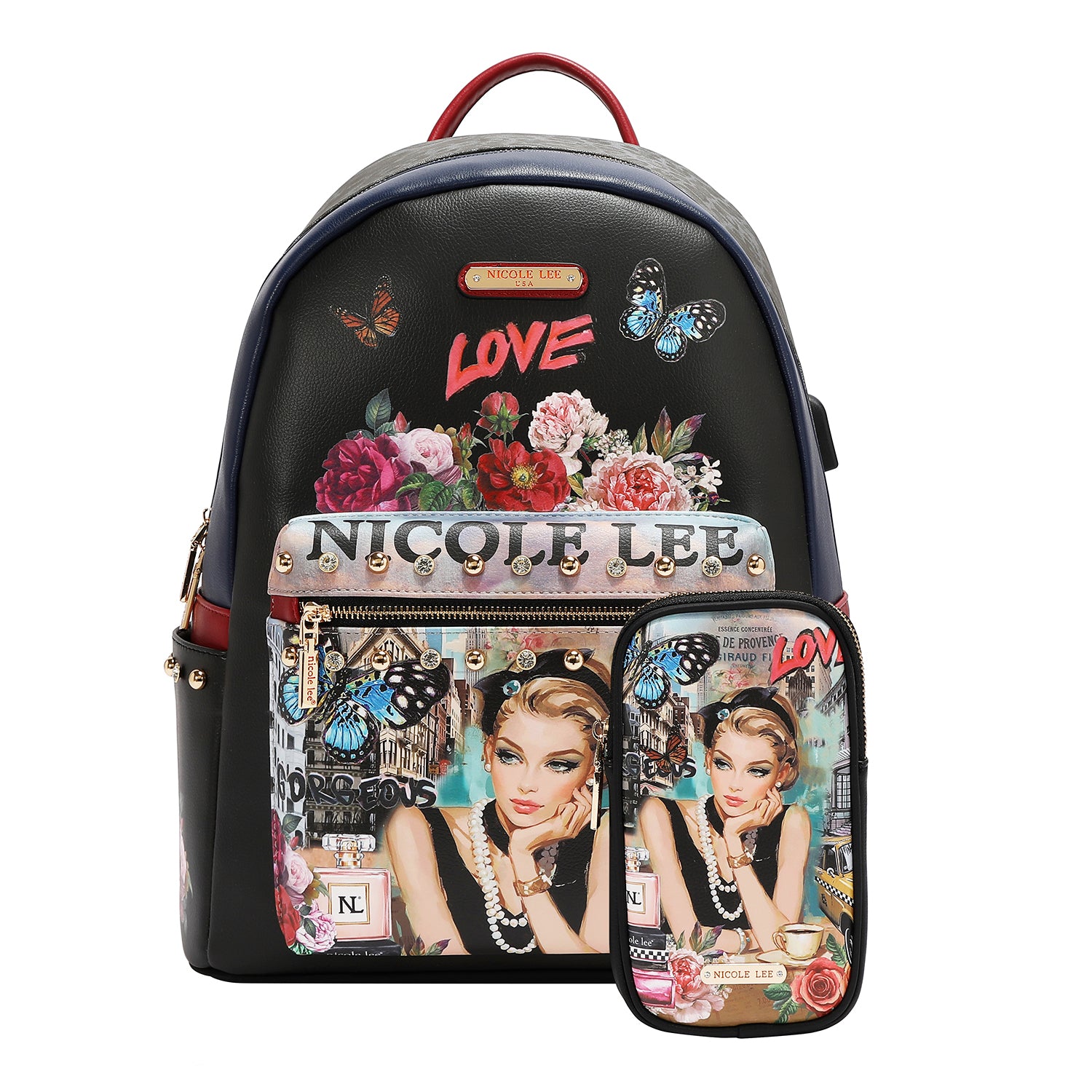 MOCHILA PARA PORTÁTIL CON PUERTO DE CARGA USB (SABINA IMAGINES)