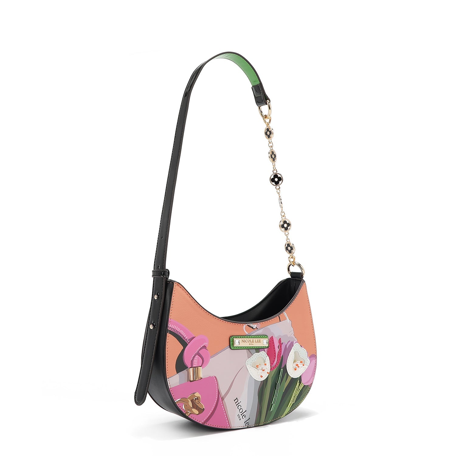 BOLSO DE HOMBRO (VIOLET BLOSSOM)