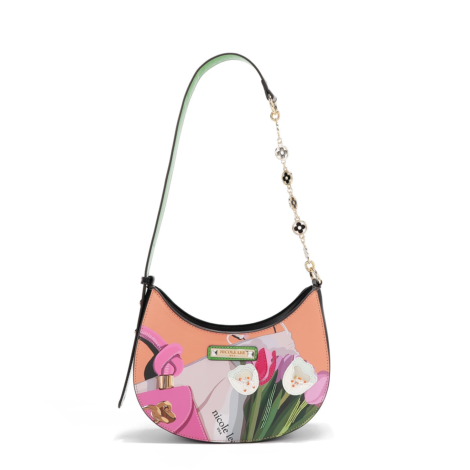 BOLSO DE HOMBRO (VIOLET BLOSSOM)
