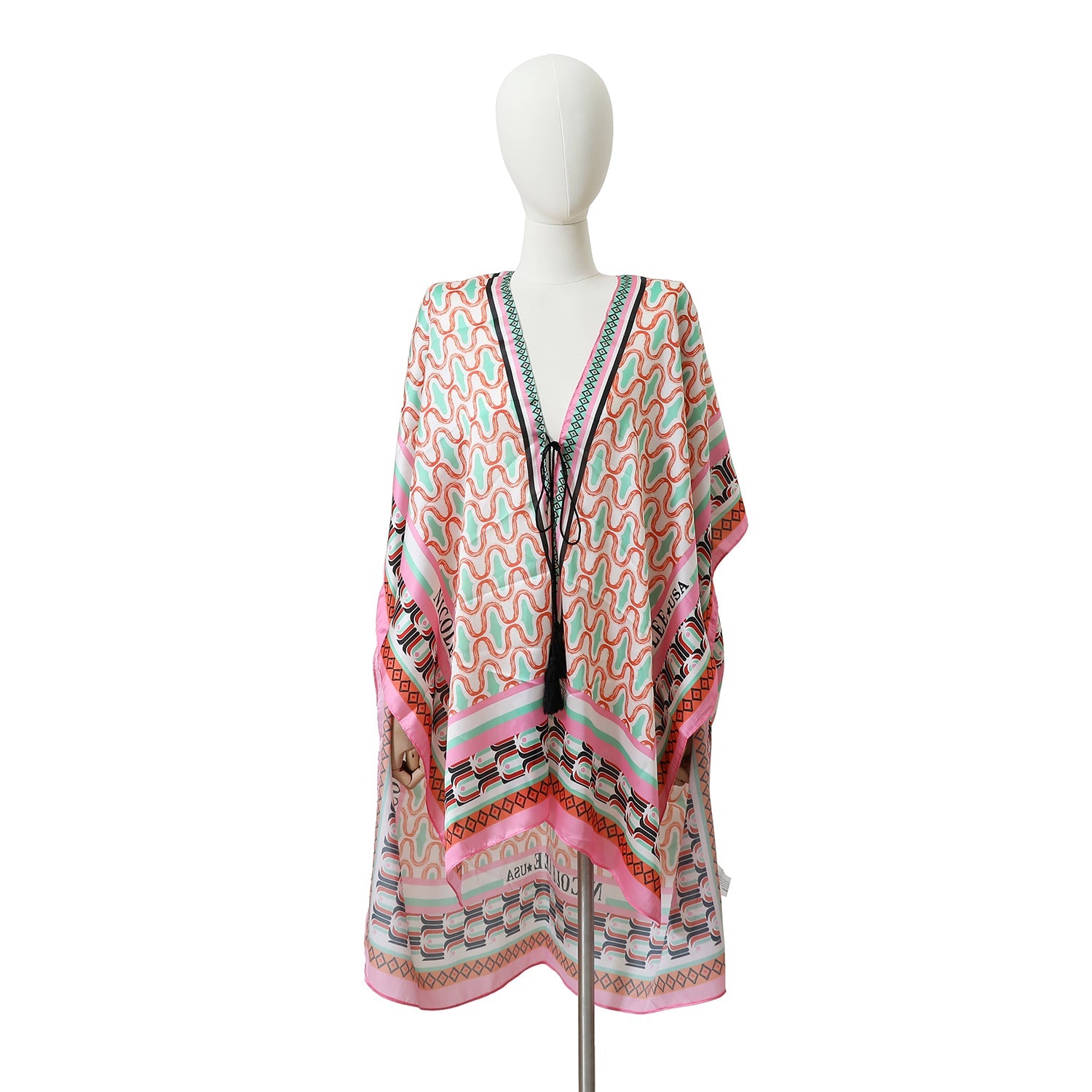 Printed kimono