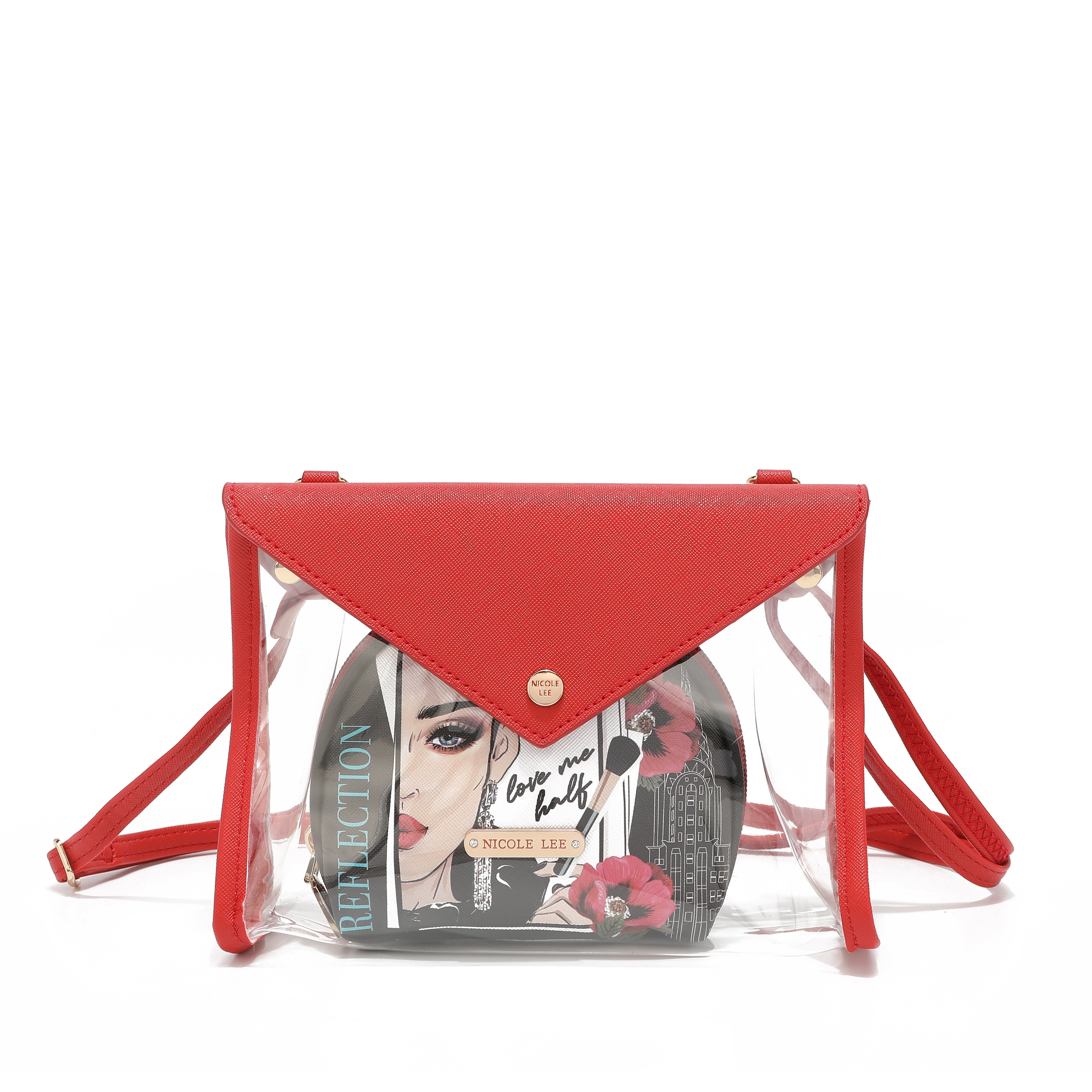 2 -piece bandolera for cosmetics