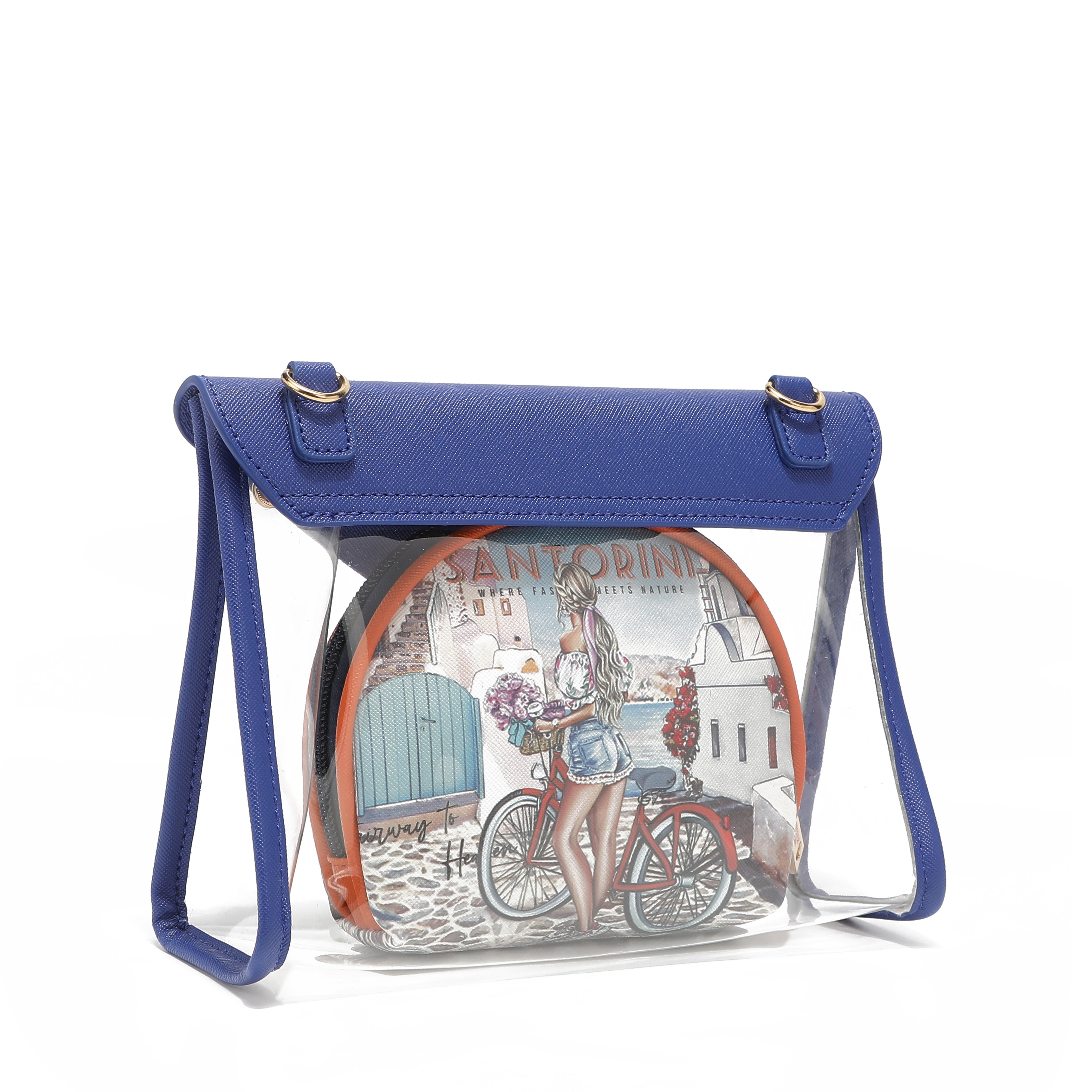 2 -piece bandolera for cosmetics