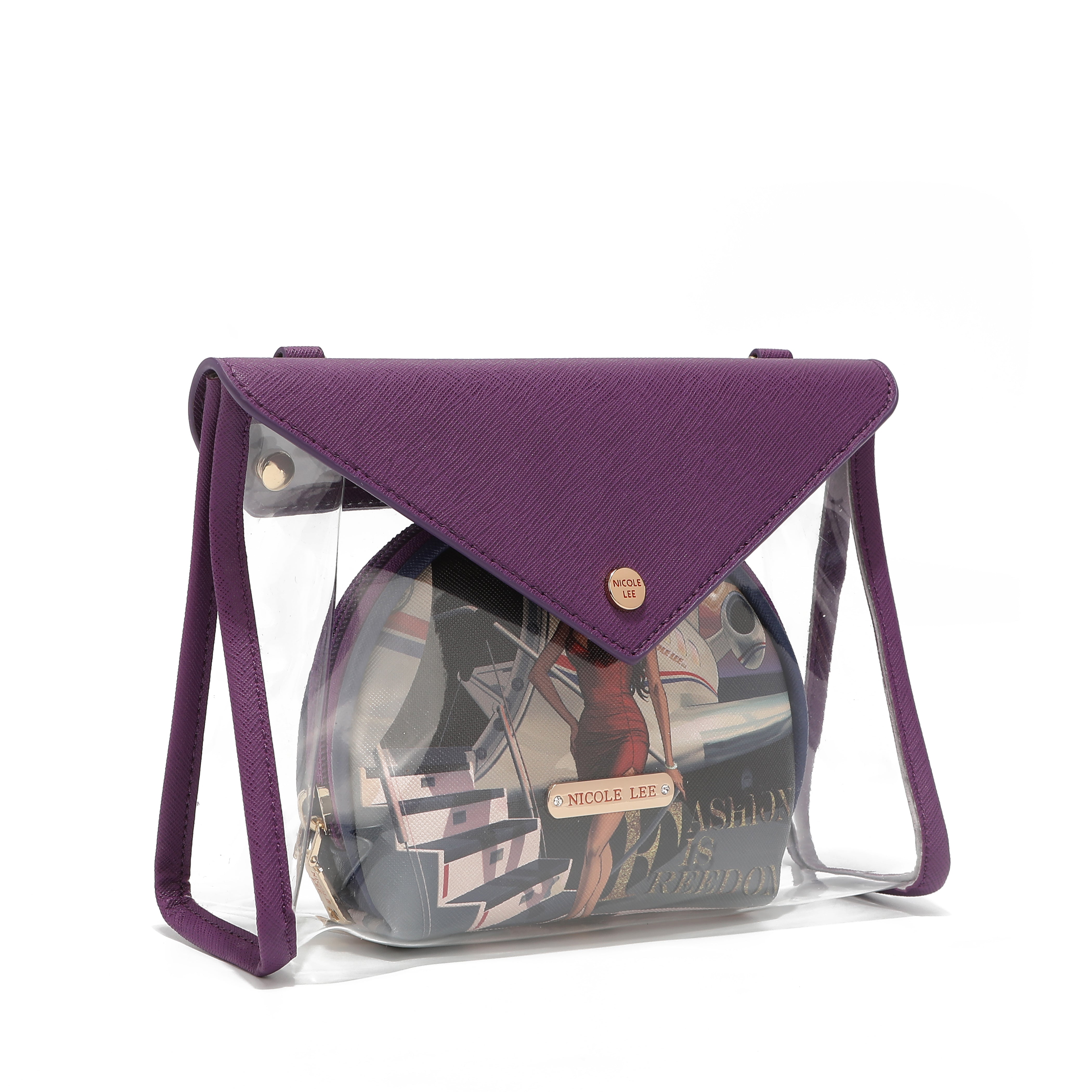 2 -piece bandolera for cosmetics