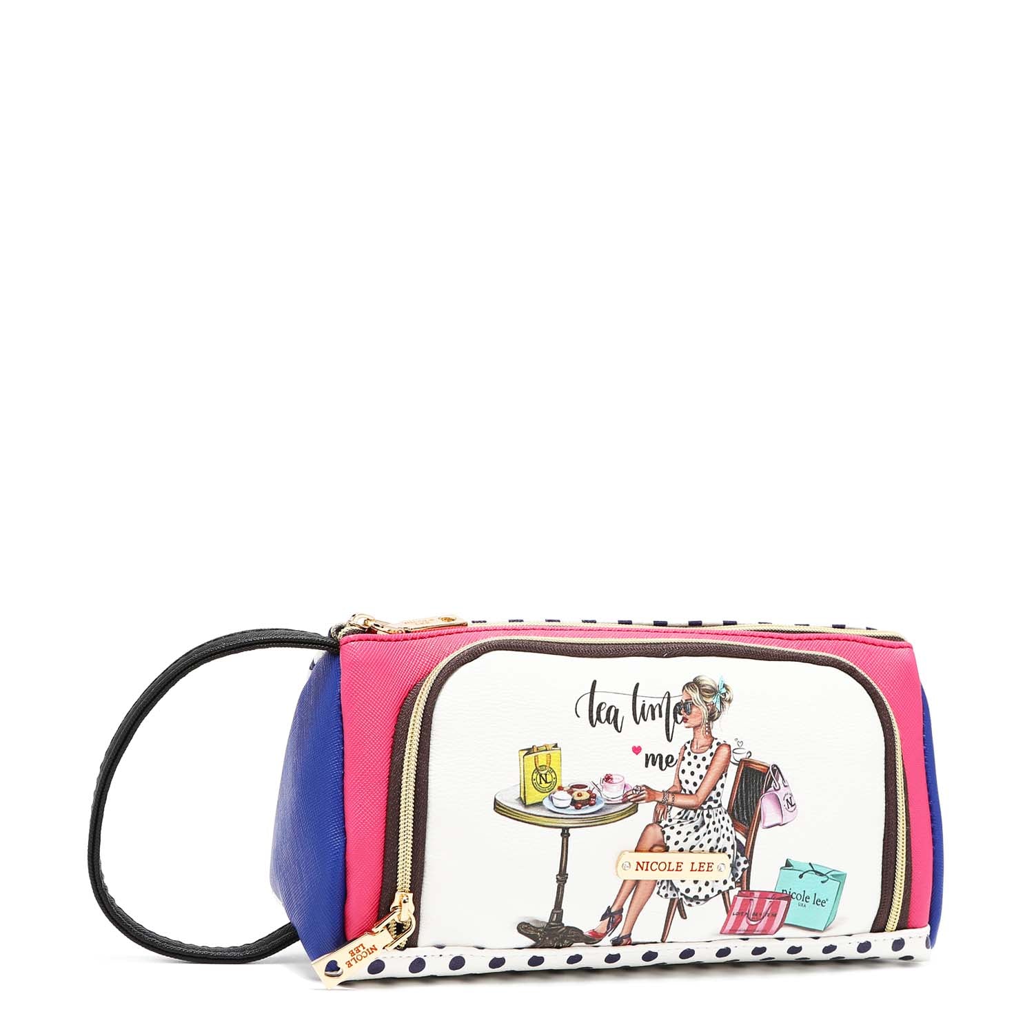 Cosmetiquero with zipper