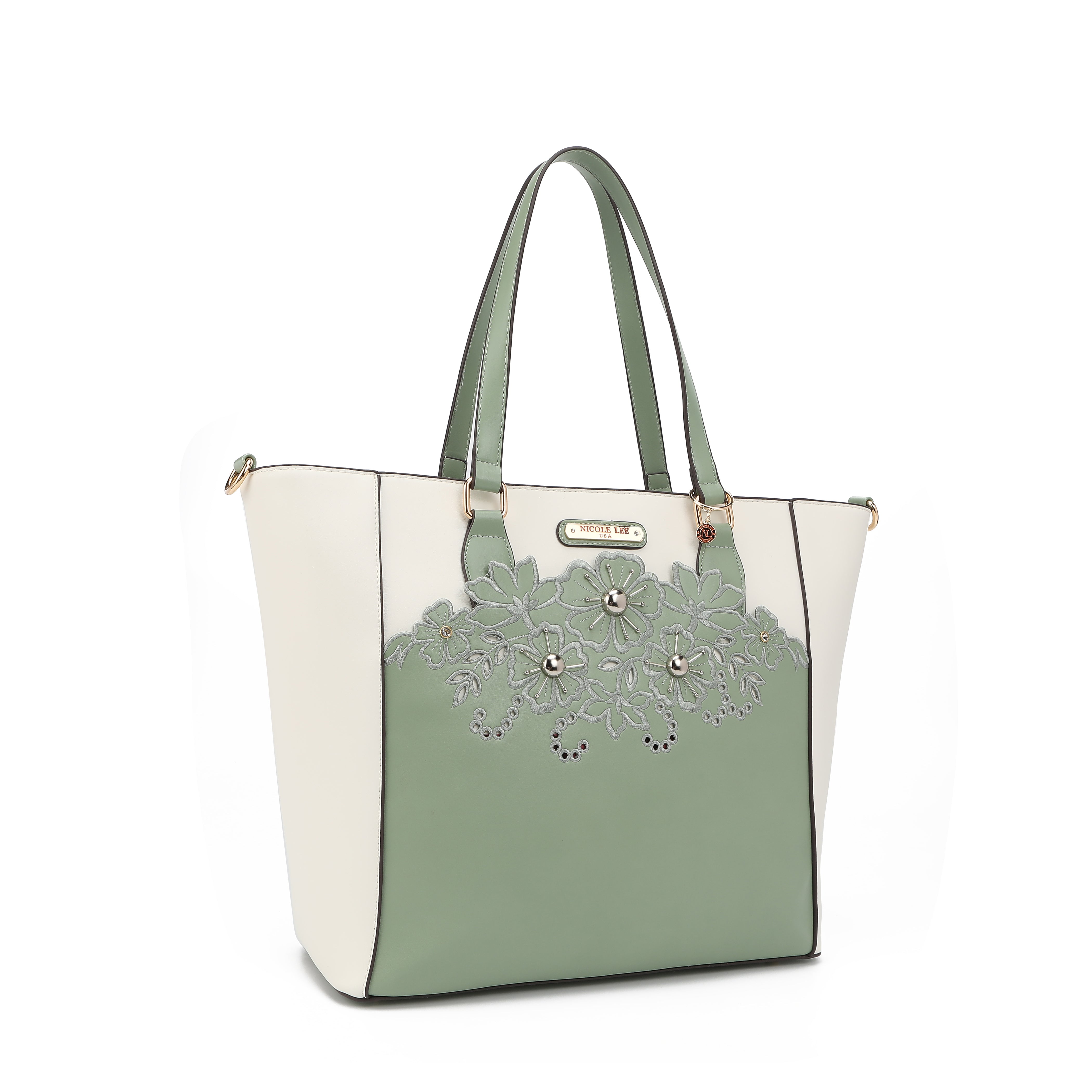 Sac à l'acheteur avec broderie florale