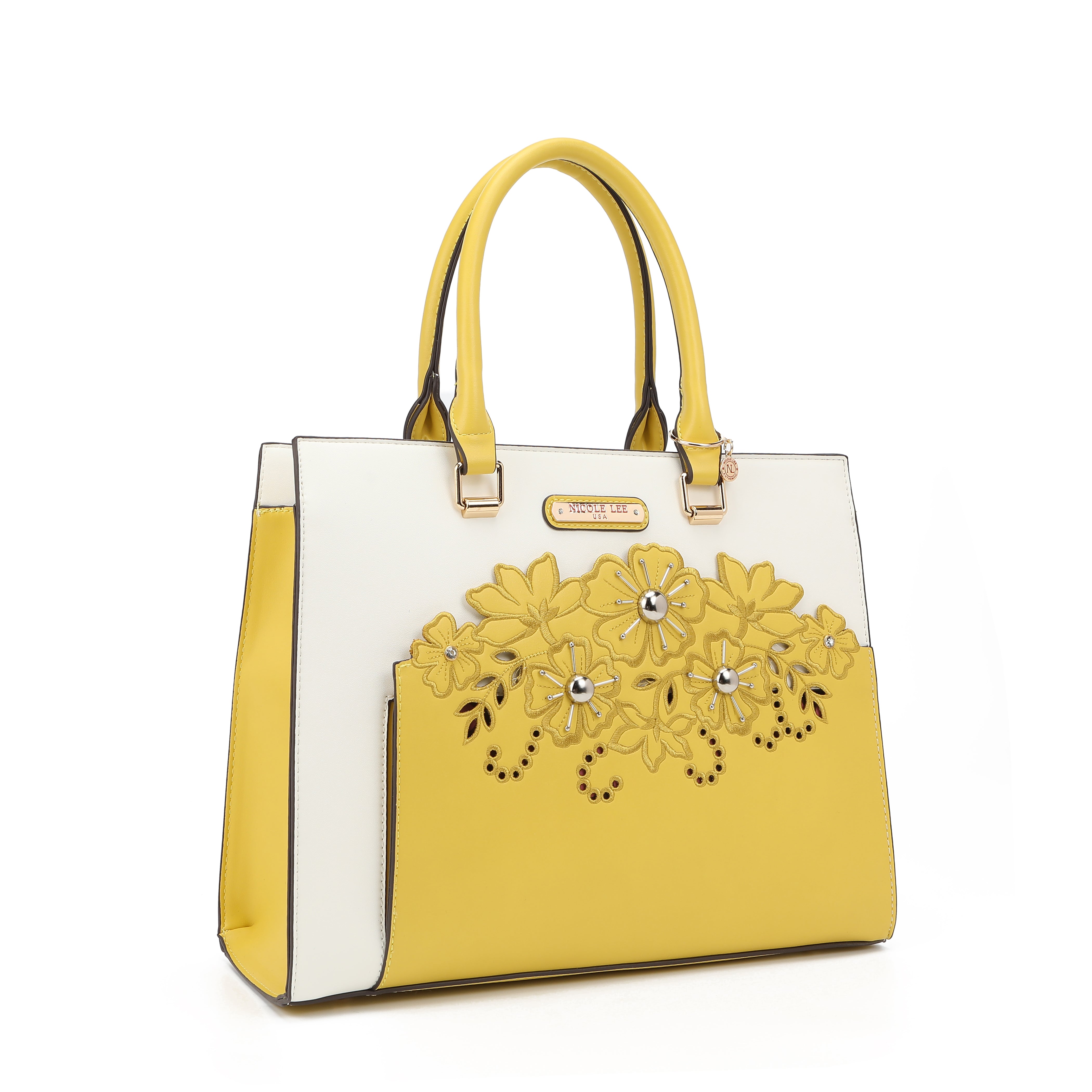 Bag with floral embroidery