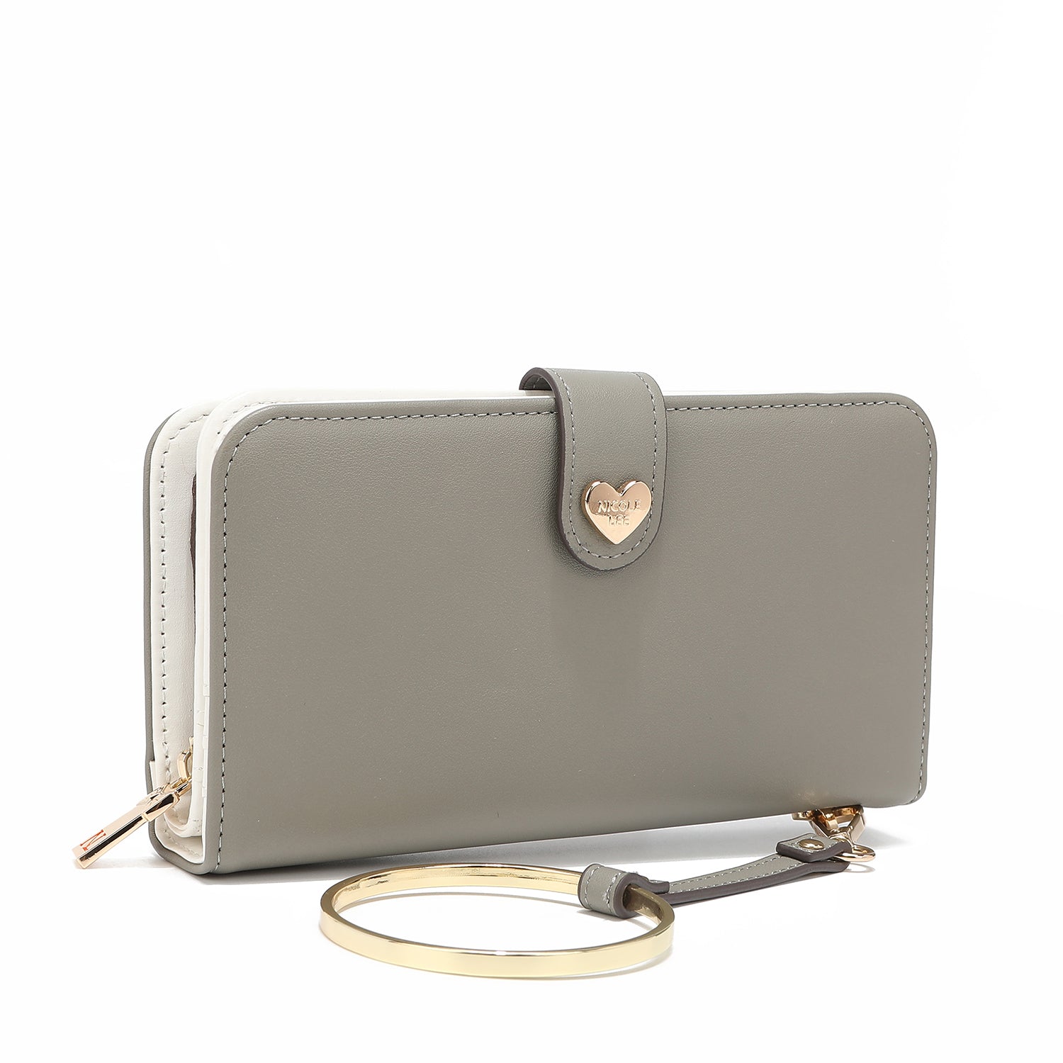 Fashion "Floral" Portfolio with zipper