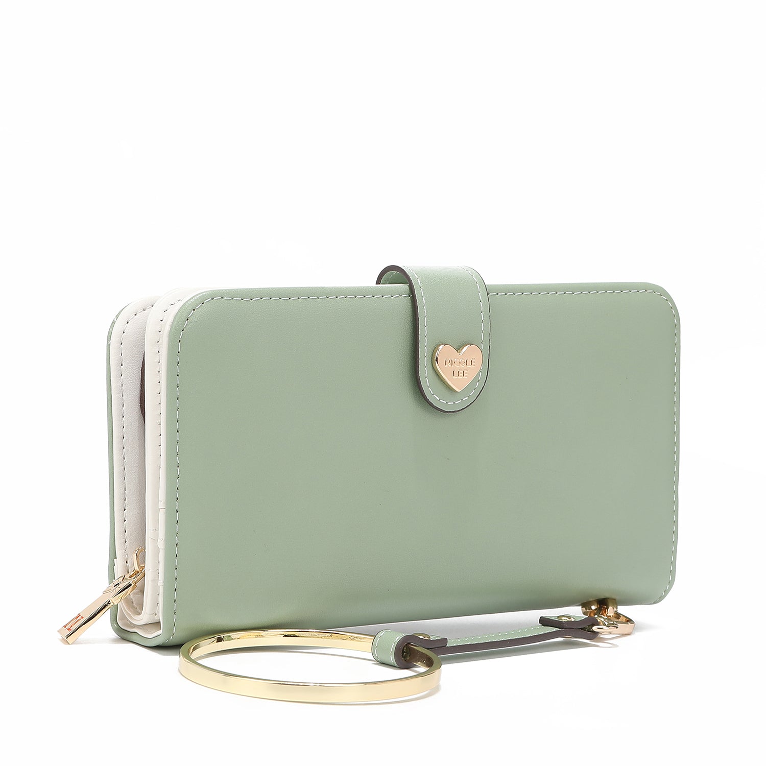 Fashion "Floral" Portfolio with zipper