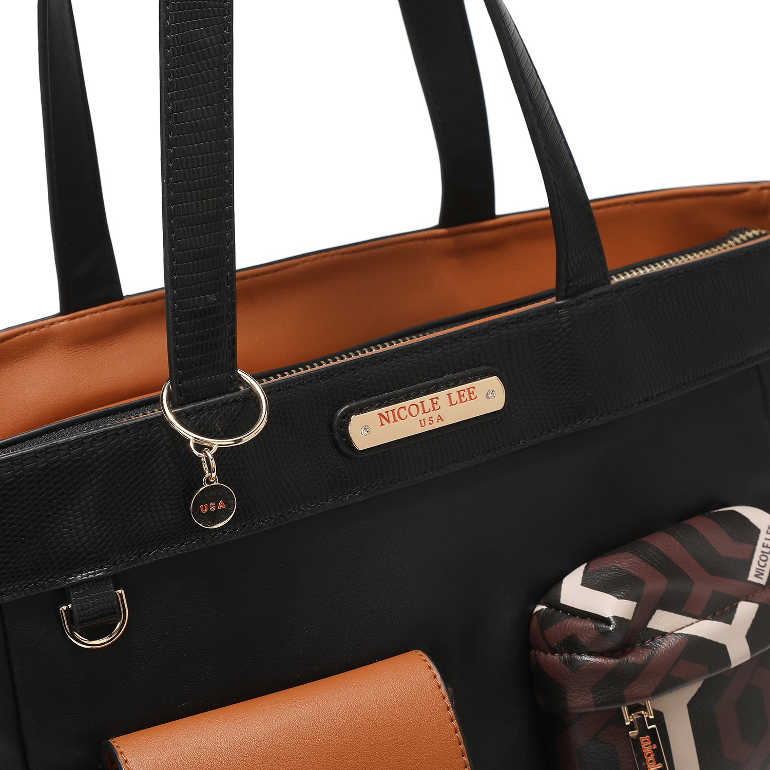 "GEOMETRIC" TOTE BAG