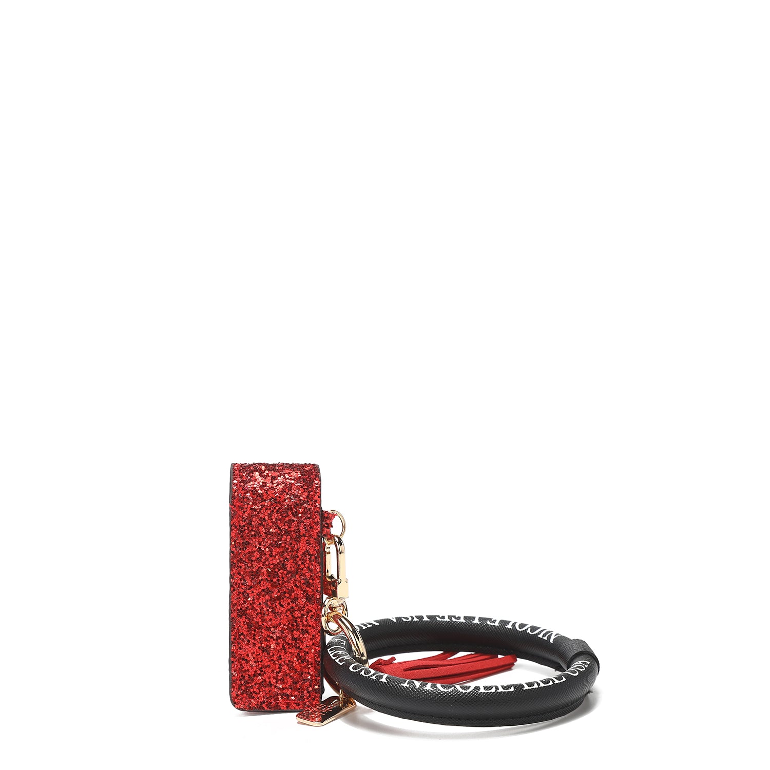 Bracelet keychain with lip brightness case