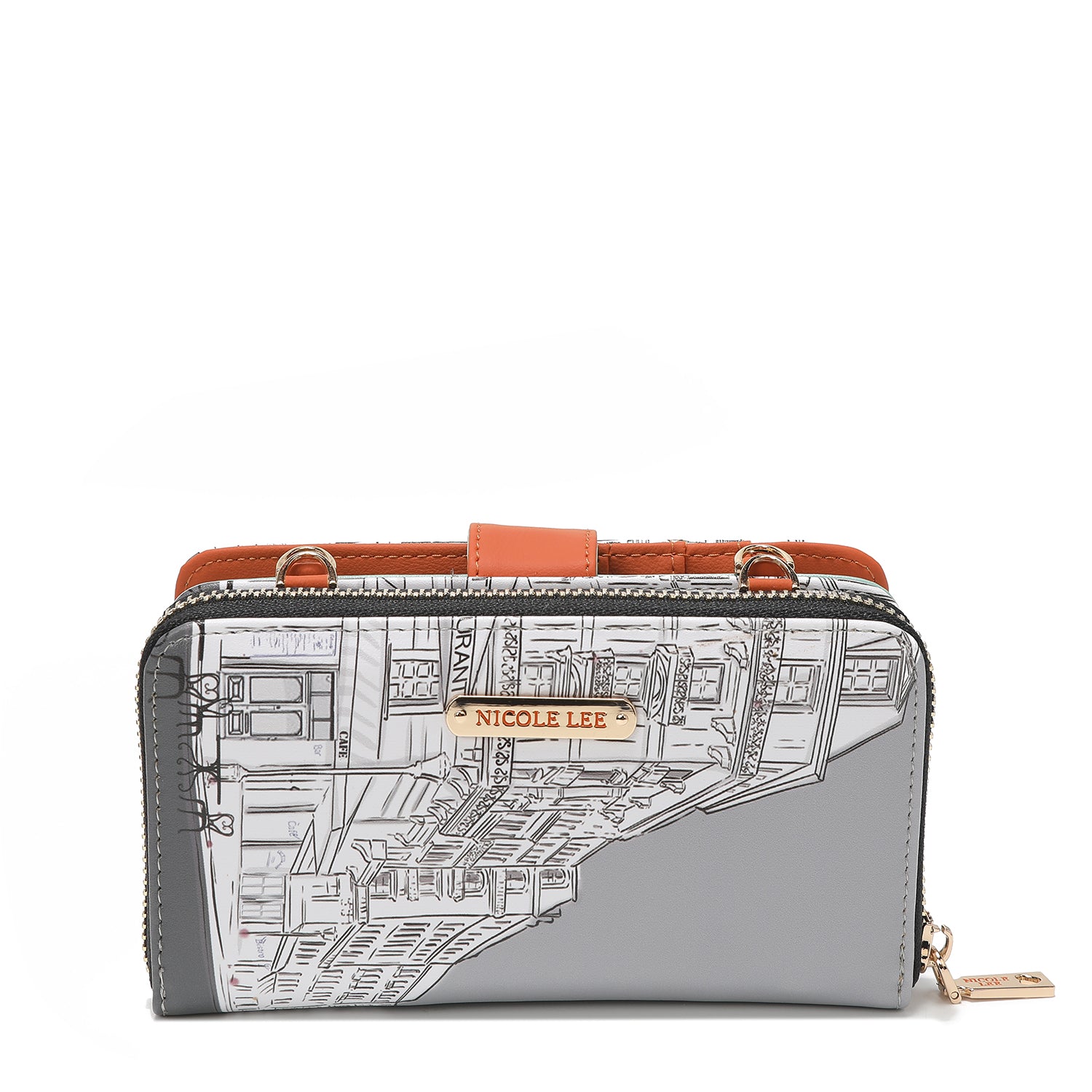 TEILBARE HANDYTASCHE MIT SCHULTERTASCHENFUNKTION