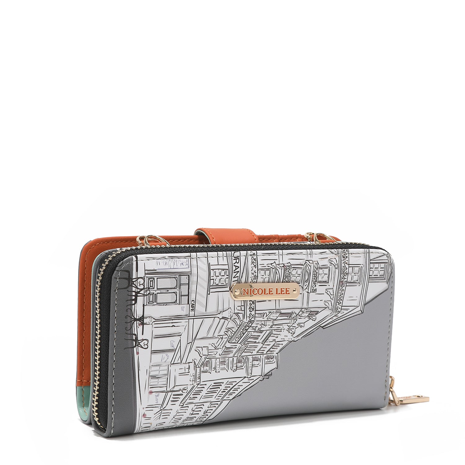 TEILBARE HANDYTASCHE MIT SCHULTERTASCHENFUNKTION