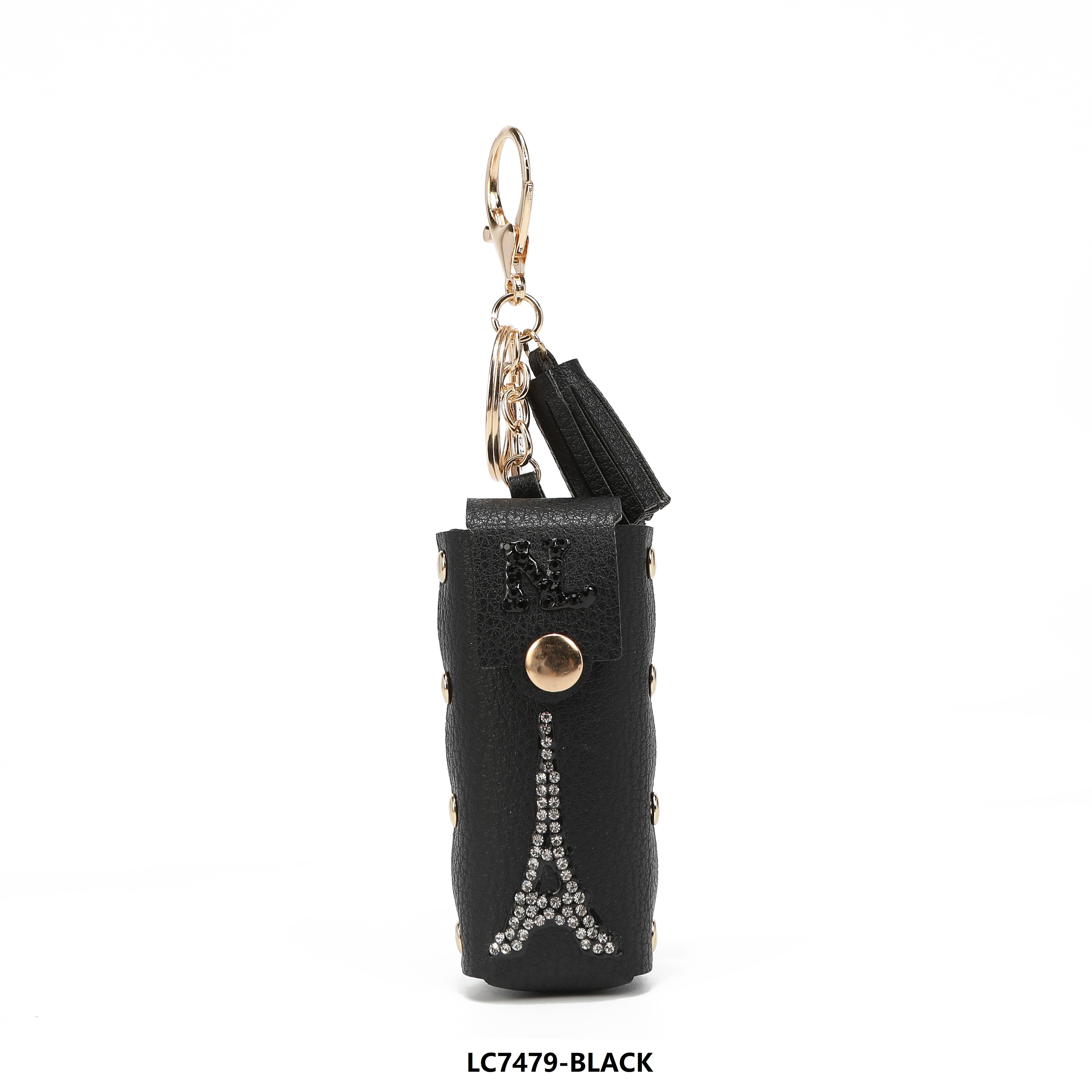 Eiffel keychain with lip holder