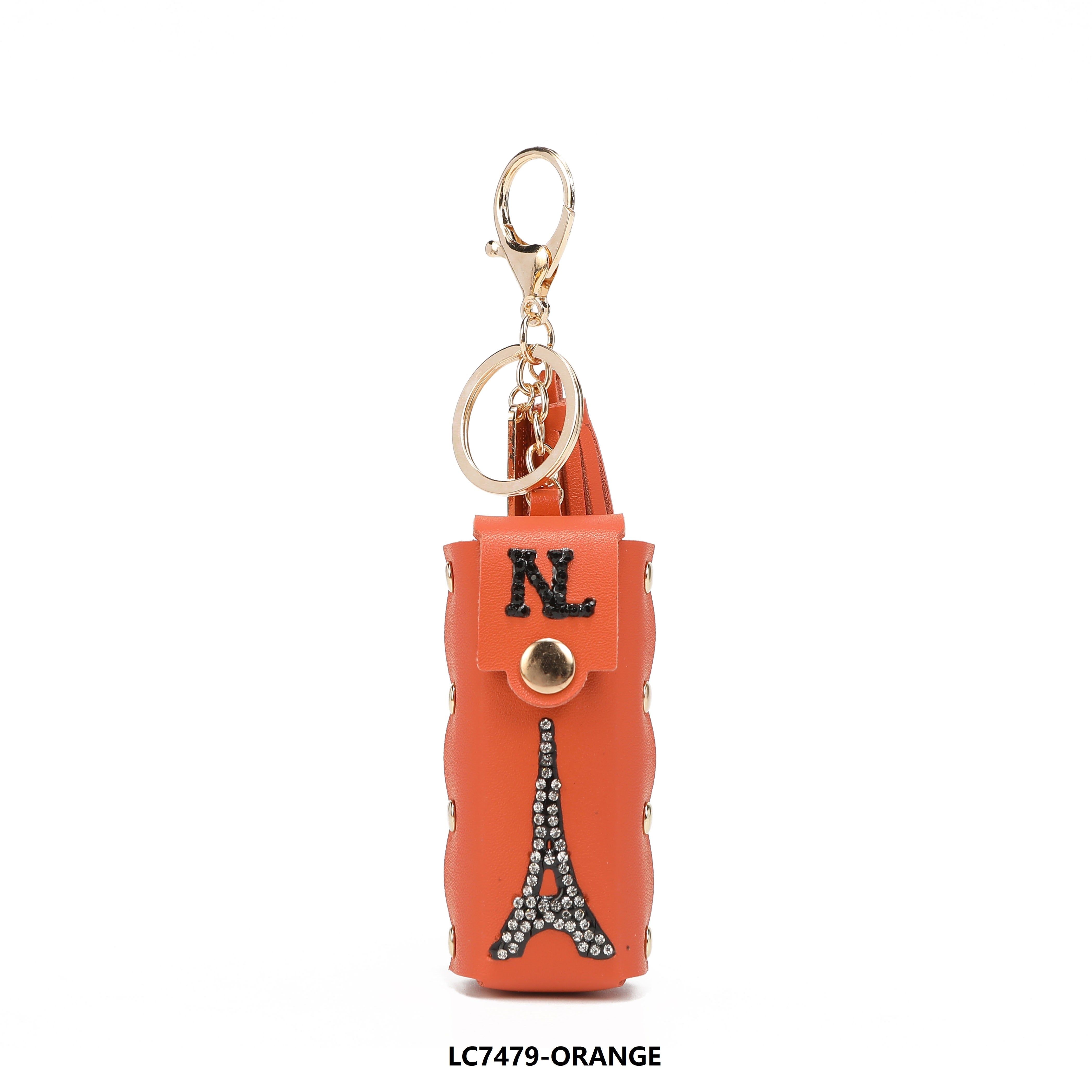 Eiffel keychain with lip holder