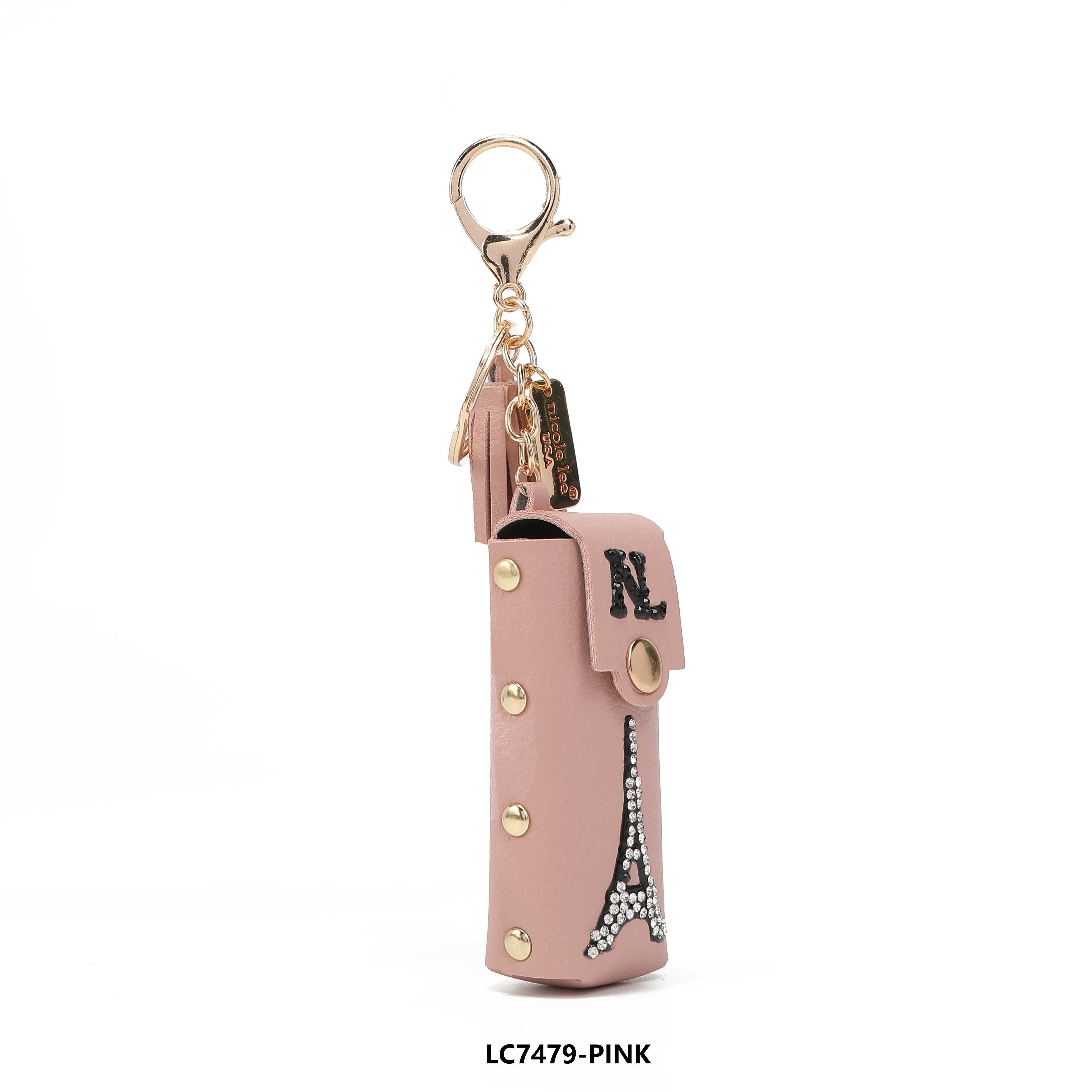 Eiffel keychain with lip holder