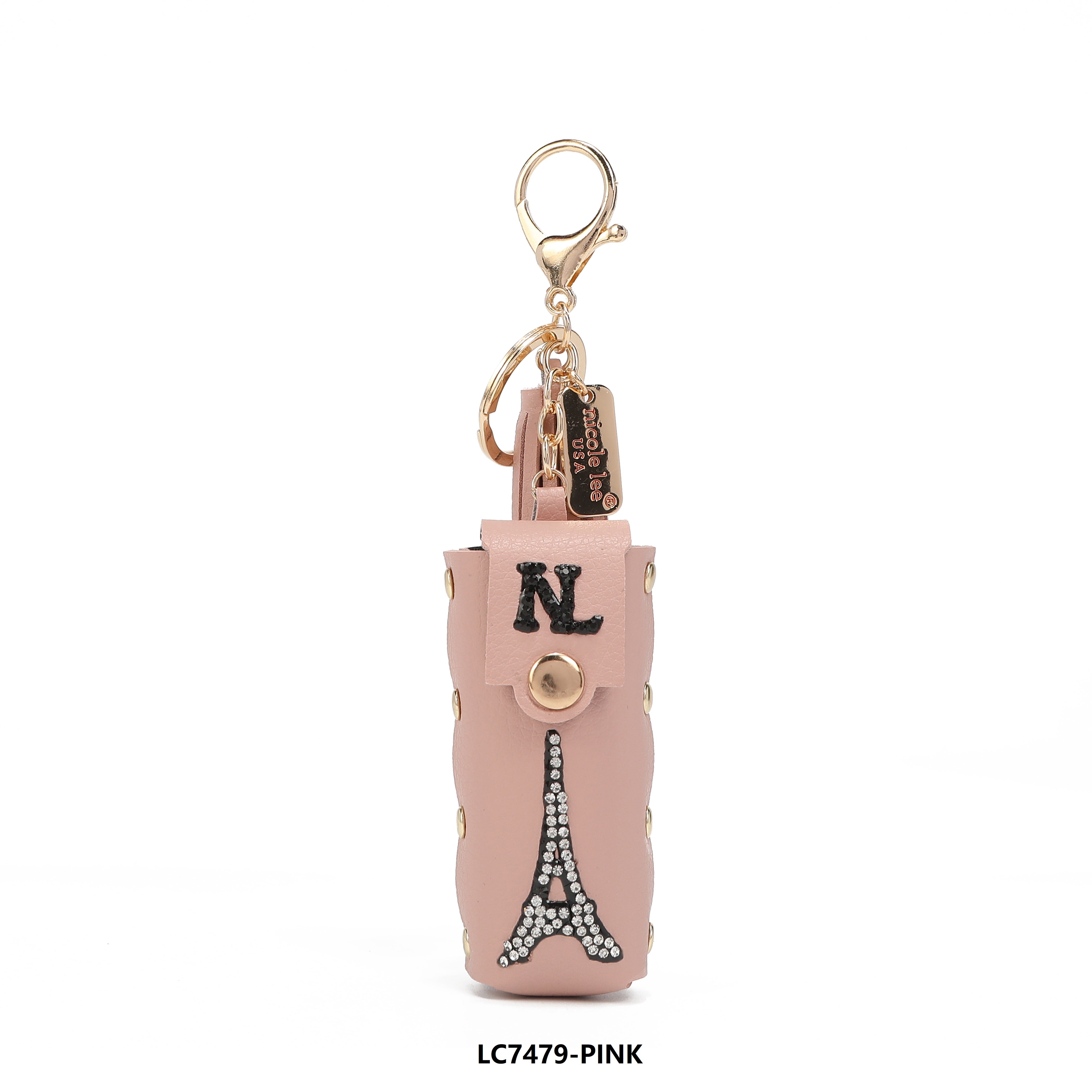 Eiffel keychain with lip holder