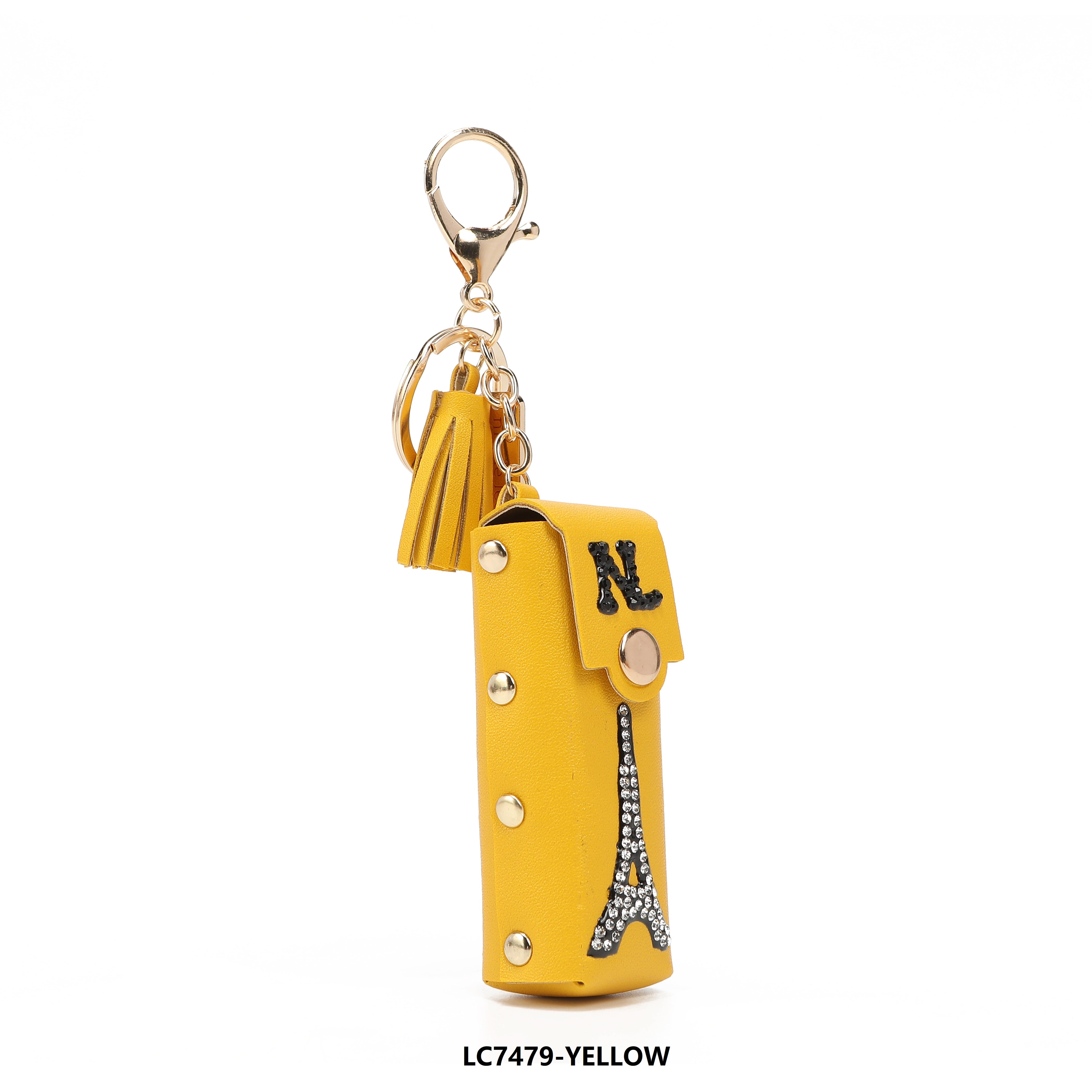 Eiffel keychain with lip holder