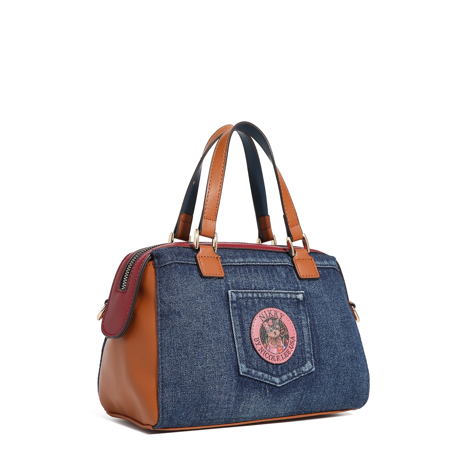 SAC MESSAGER BOSTON PETIT <tc>Jean</tc>