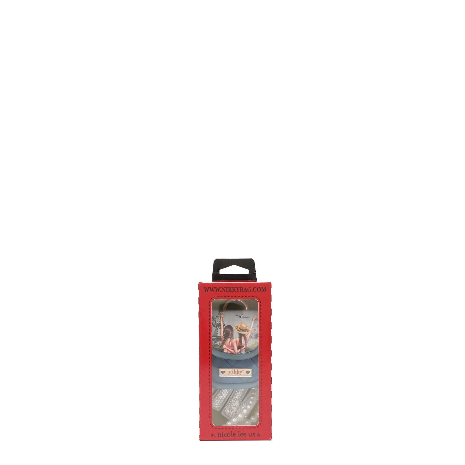 KEYCHAIN WITH HEADPHONE HOLDER AND PEARL BRACELET <tc>NIKKY</tc>