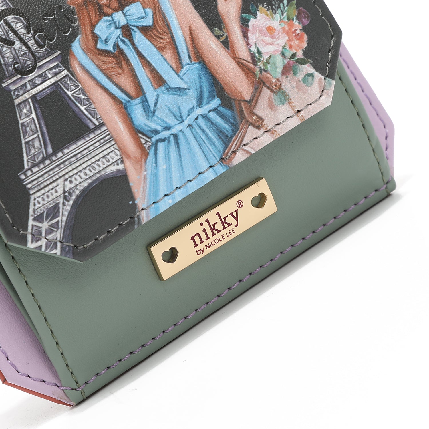 Compact cardboard with purse